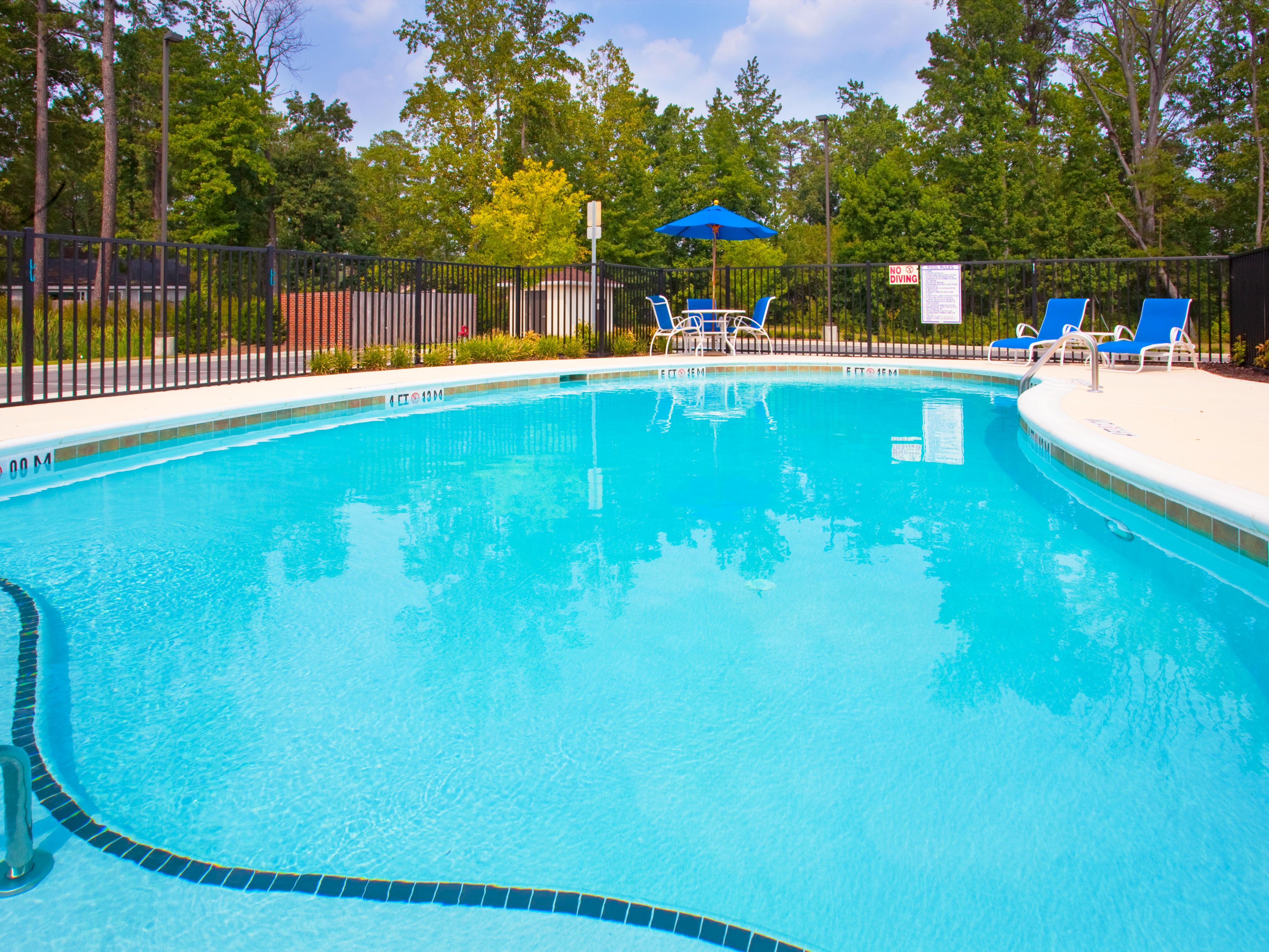 Relax with your friends and family at our seasonal outdoor pool.