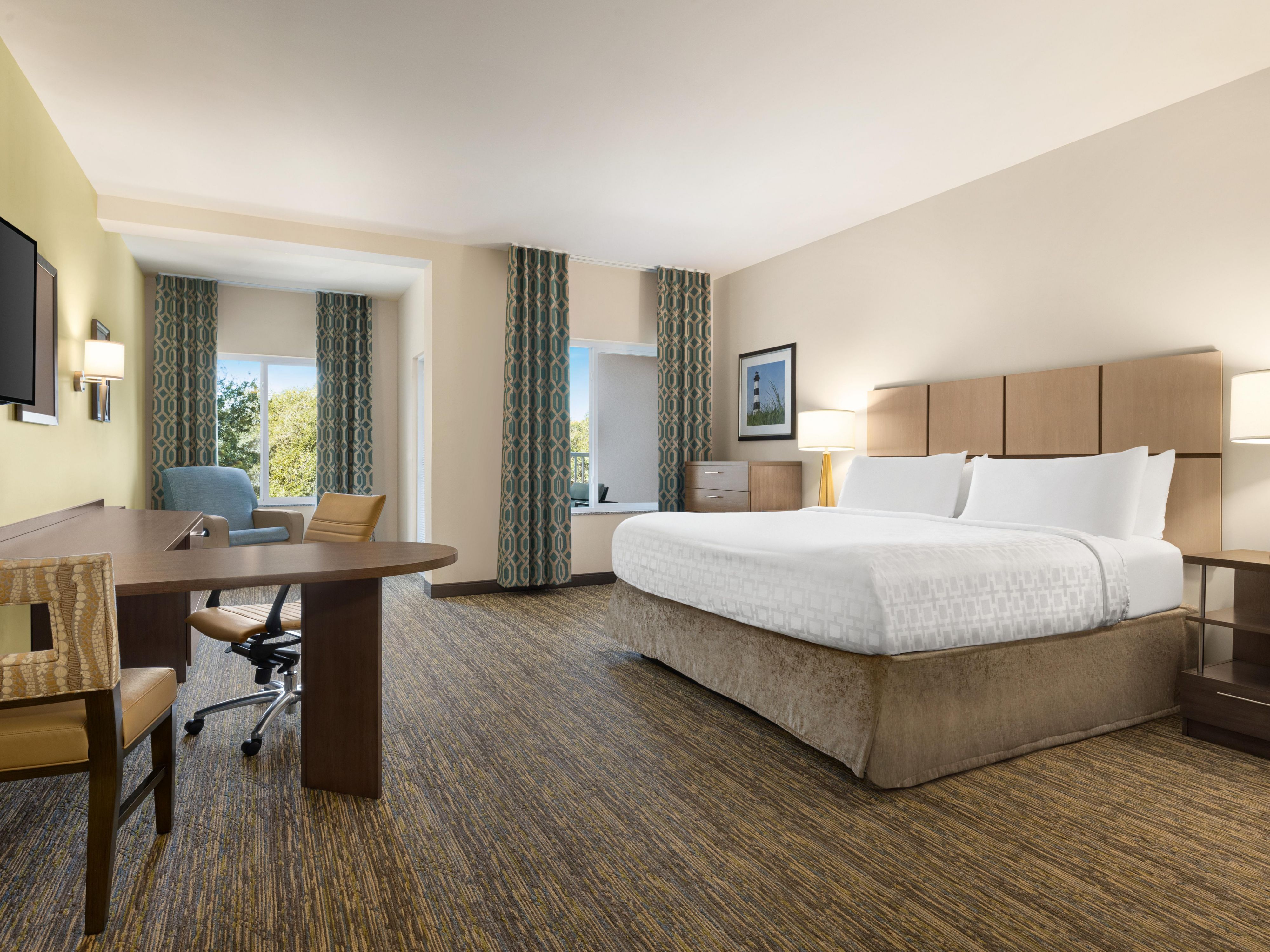 Enjoy your mornings. afternoons, or evenings in your balcony room!