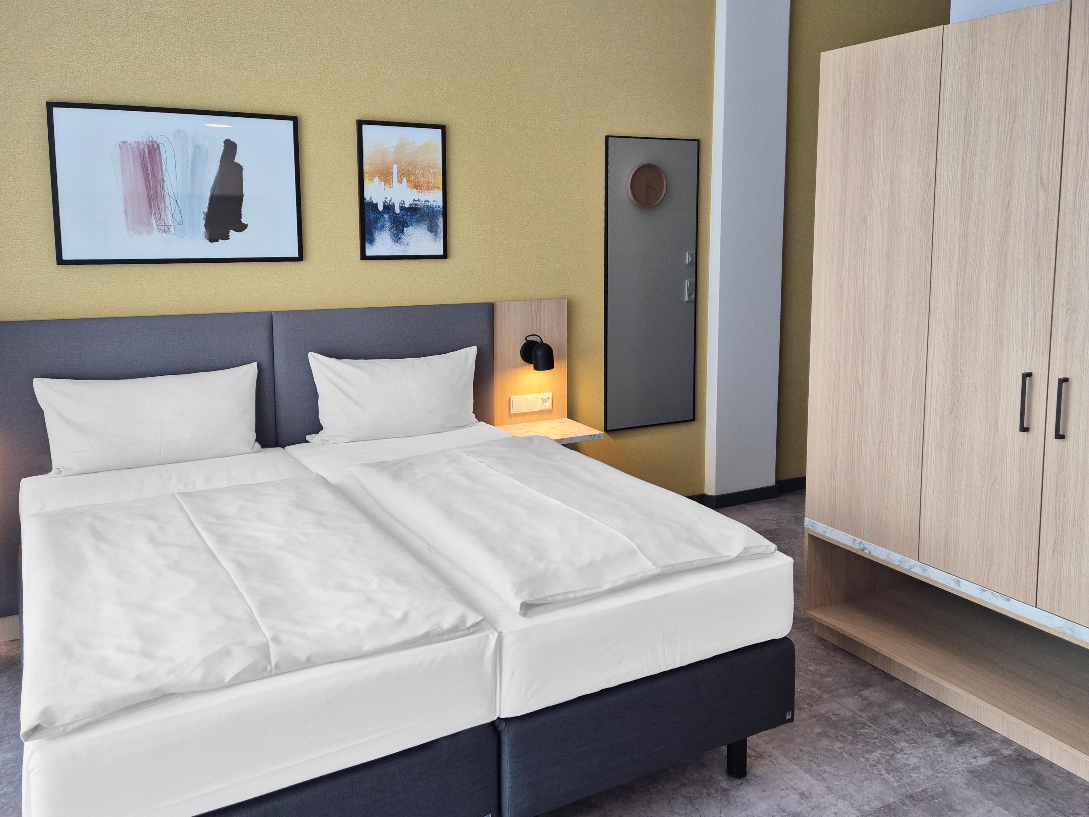Apartamentos tipo estudio y de un dormitorio en nuestro hotel del aeropuerto de Berlín