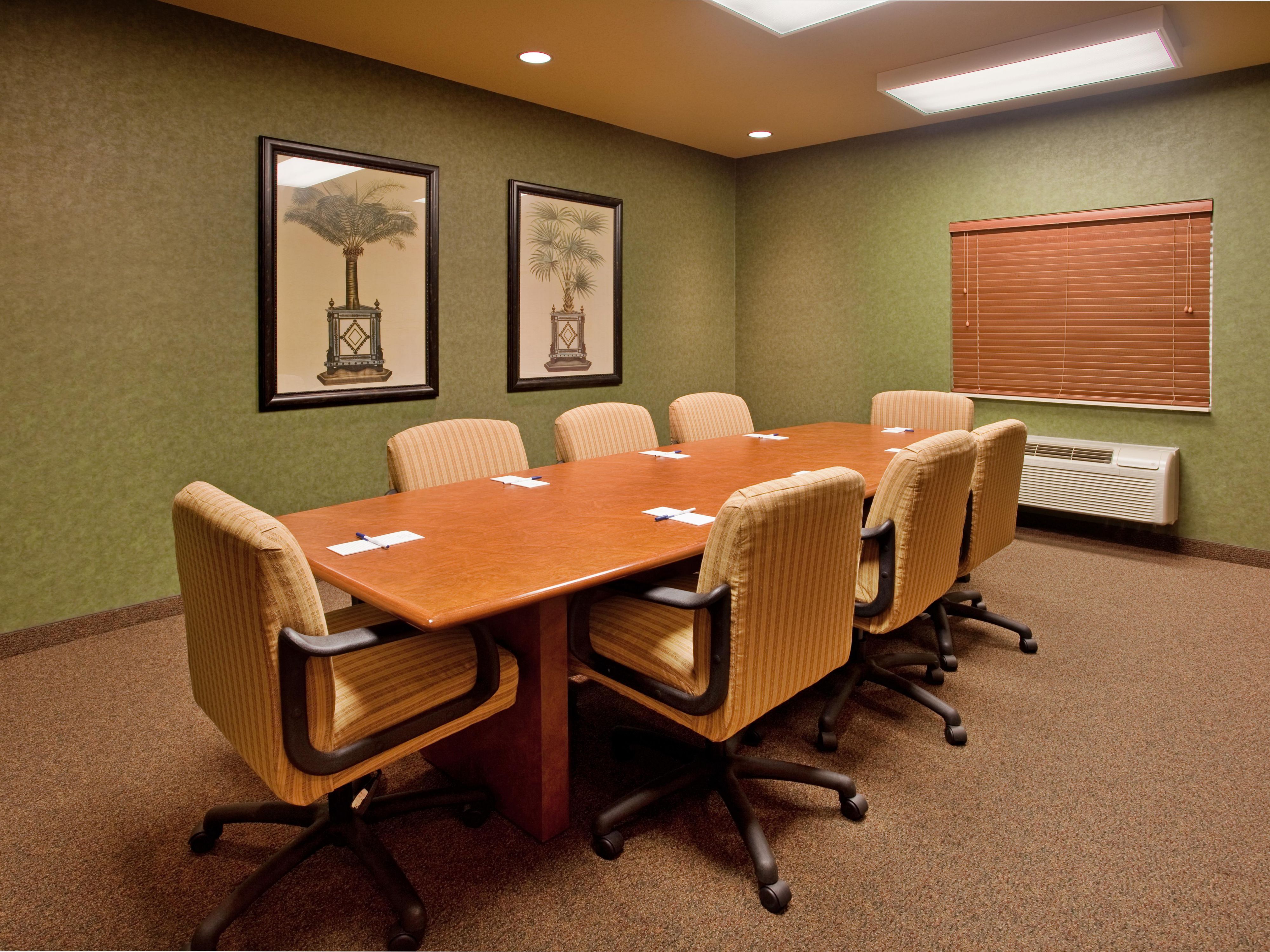 Small meetings can spark the biggest breakthroughs. Our boardroom, perfect for groups of up to 12, is free for guests and ideal for corporate meetings, interviews, or creative planning. Our Director of Sales is here to ensure your event is seamless and successful!