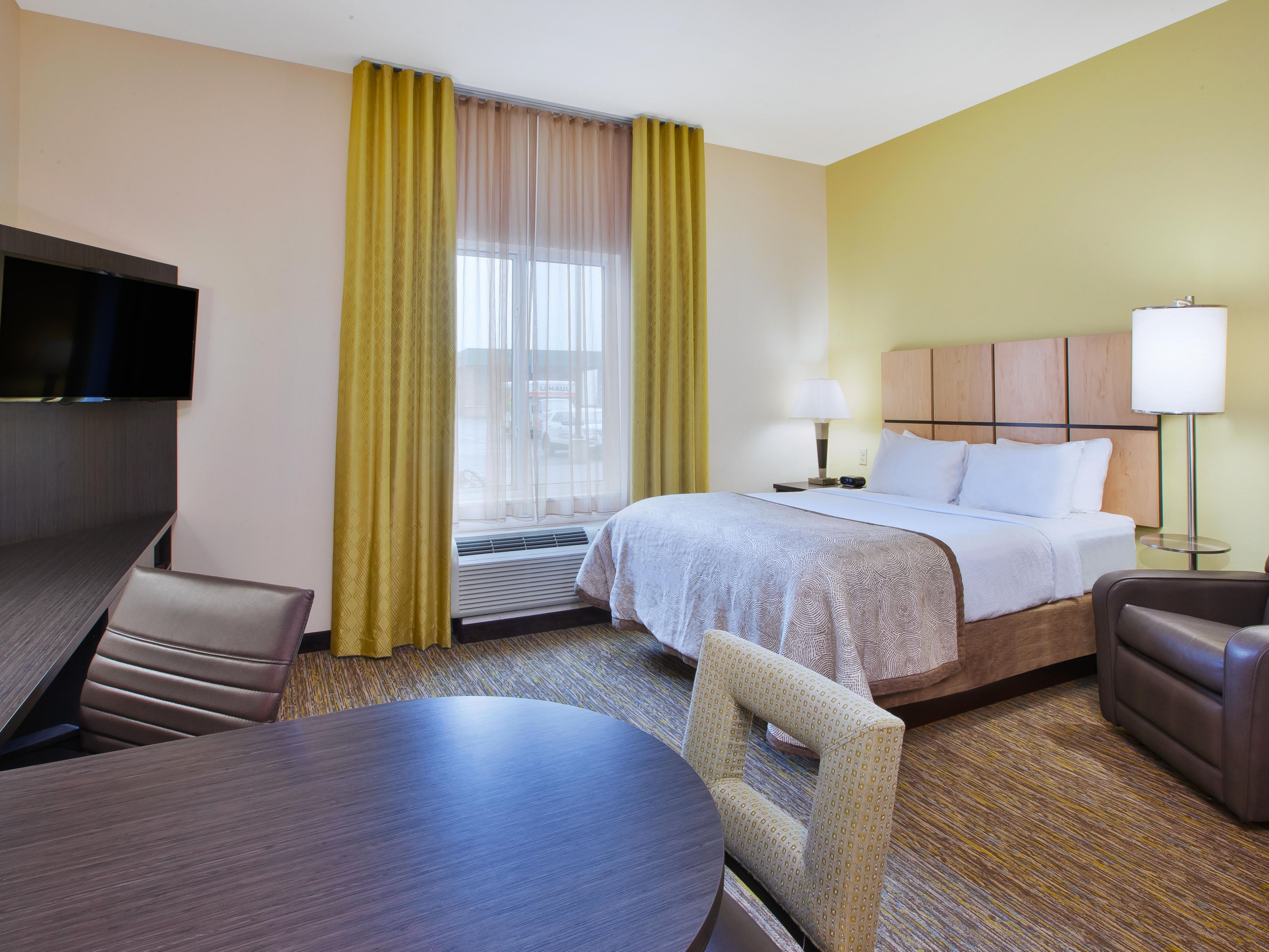 Beautifully appointed Suites, ideal for extended stays. 