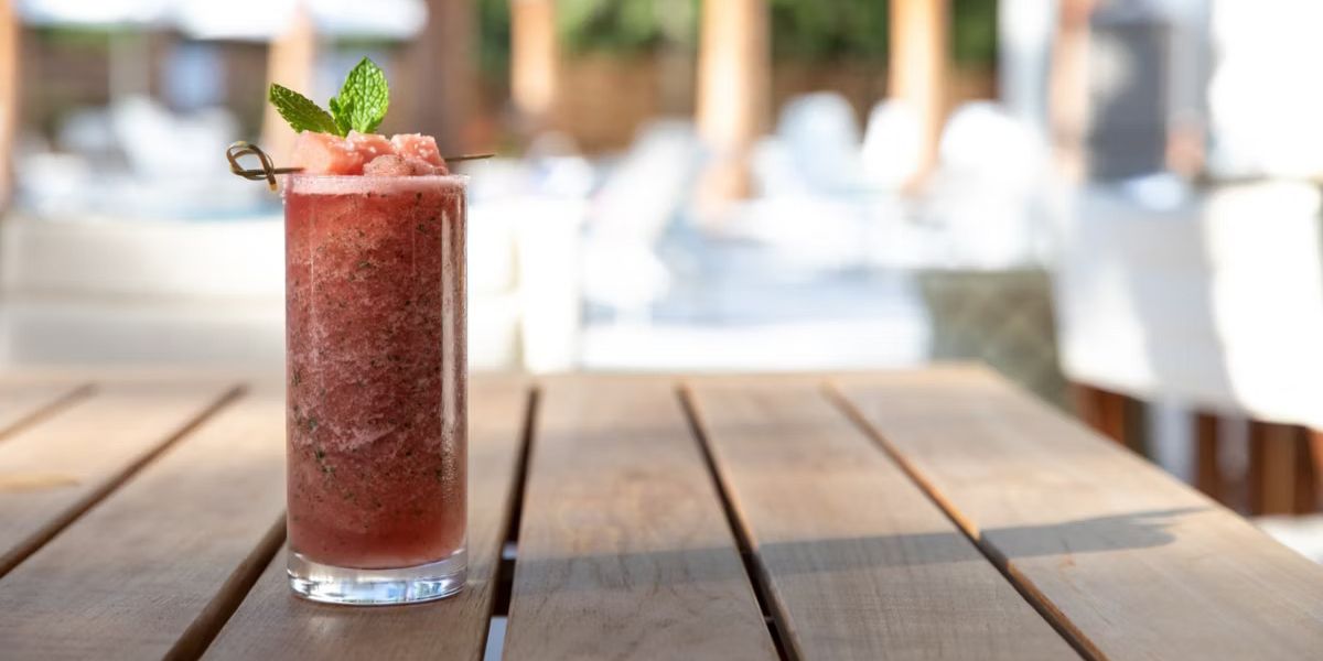 Quench your thirst with our refreshing watermelon slushy.