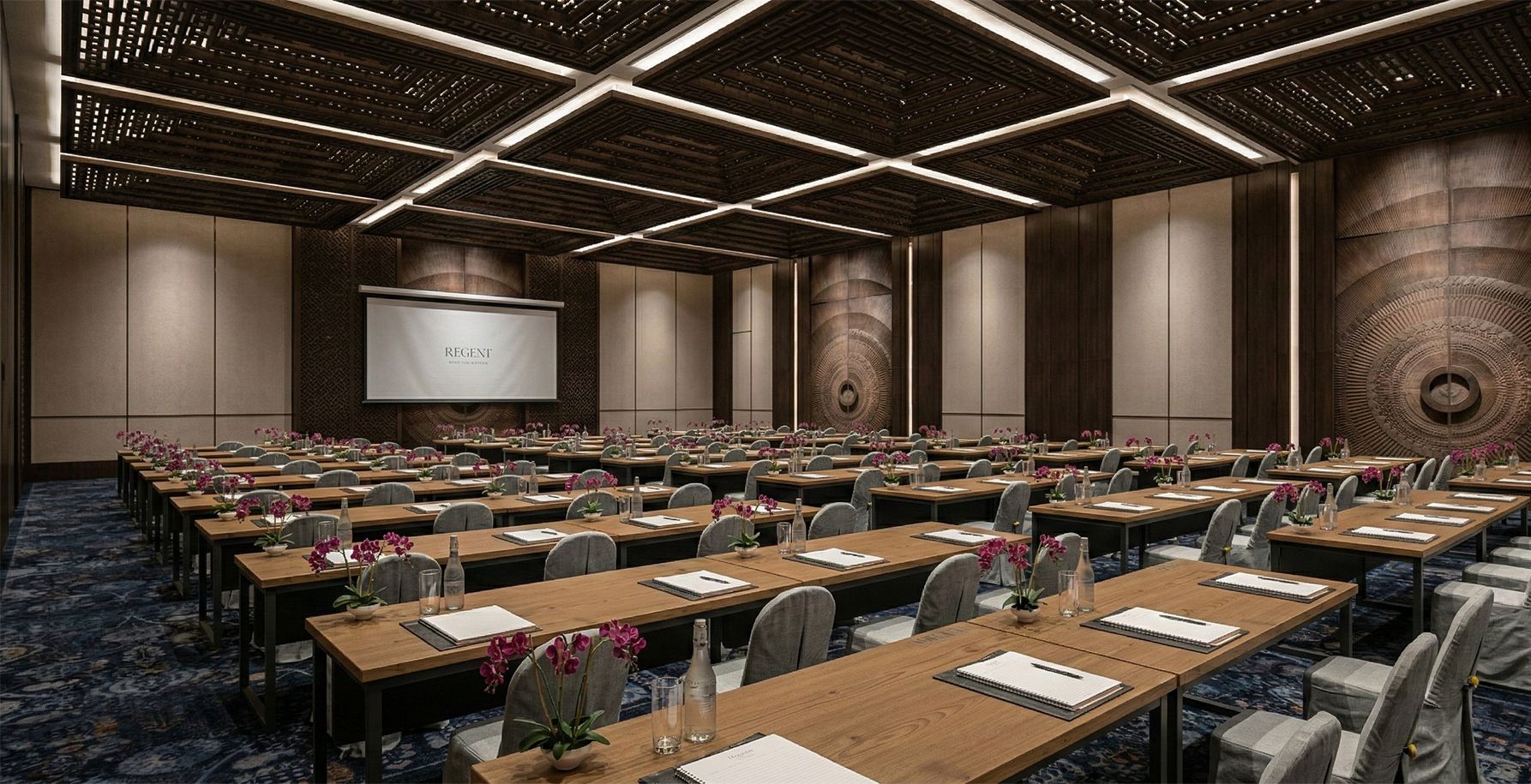 People enjoying the beach at dusk