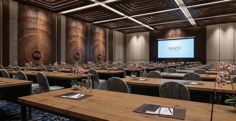 Local architecture surrounded by lush greenery