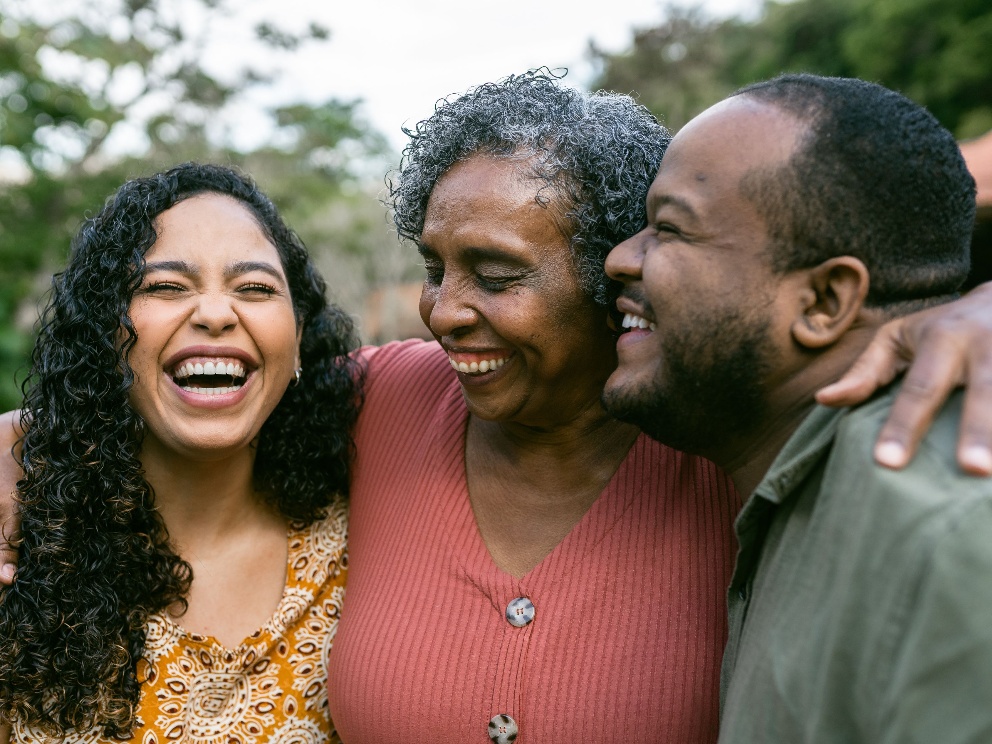 Parents with their student