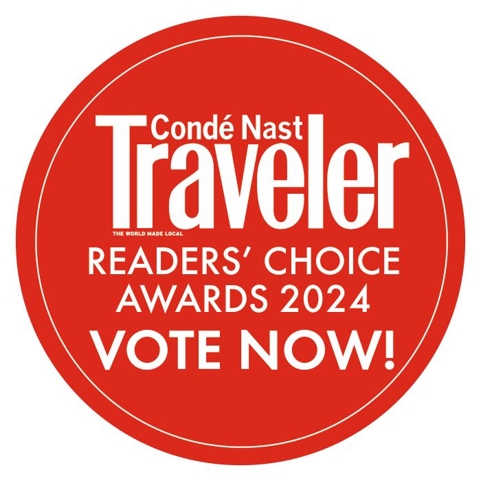 Conde Naste Traveler Readers' Choice Awards 2024 Vote Now