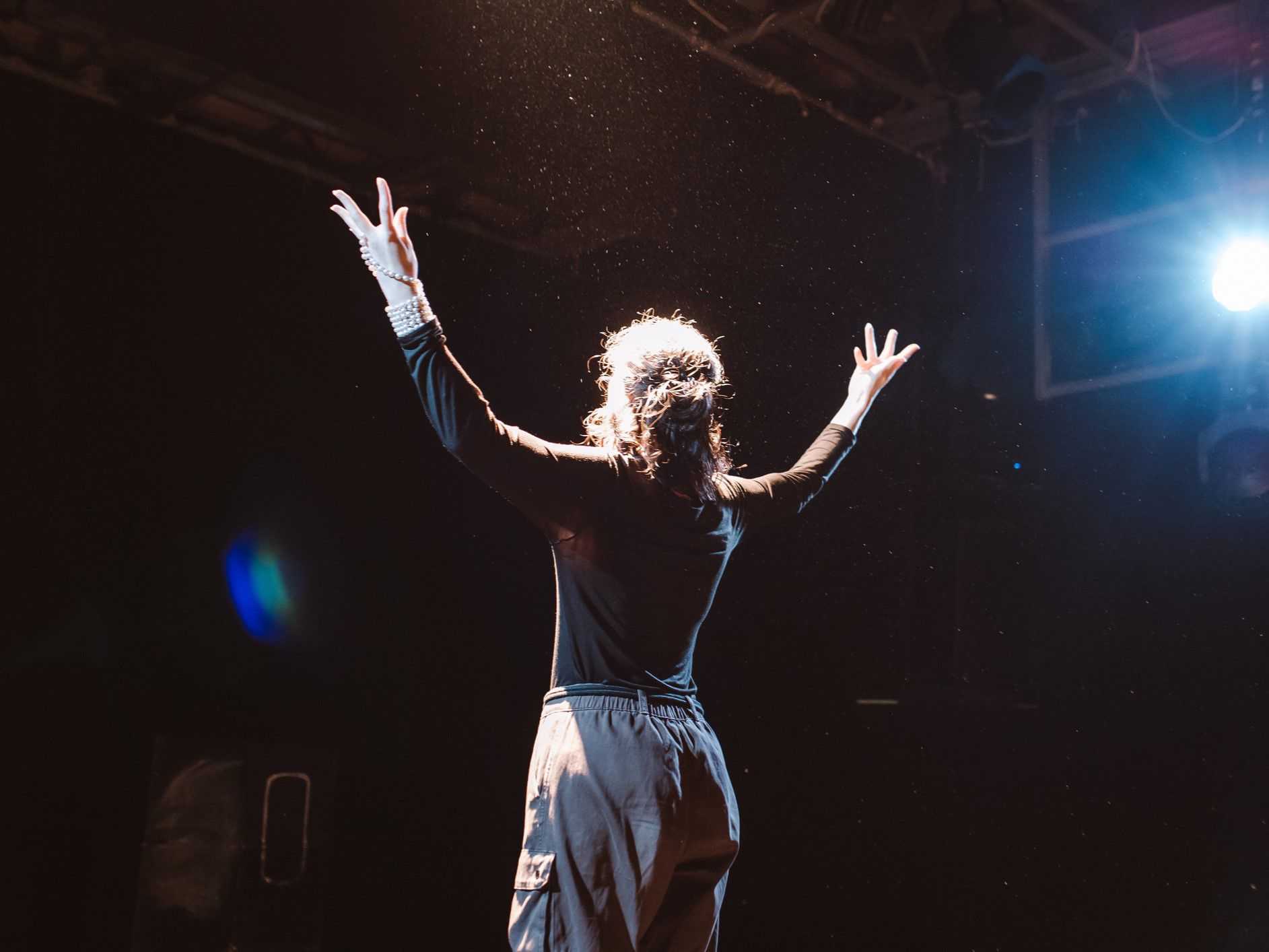 actor on stage