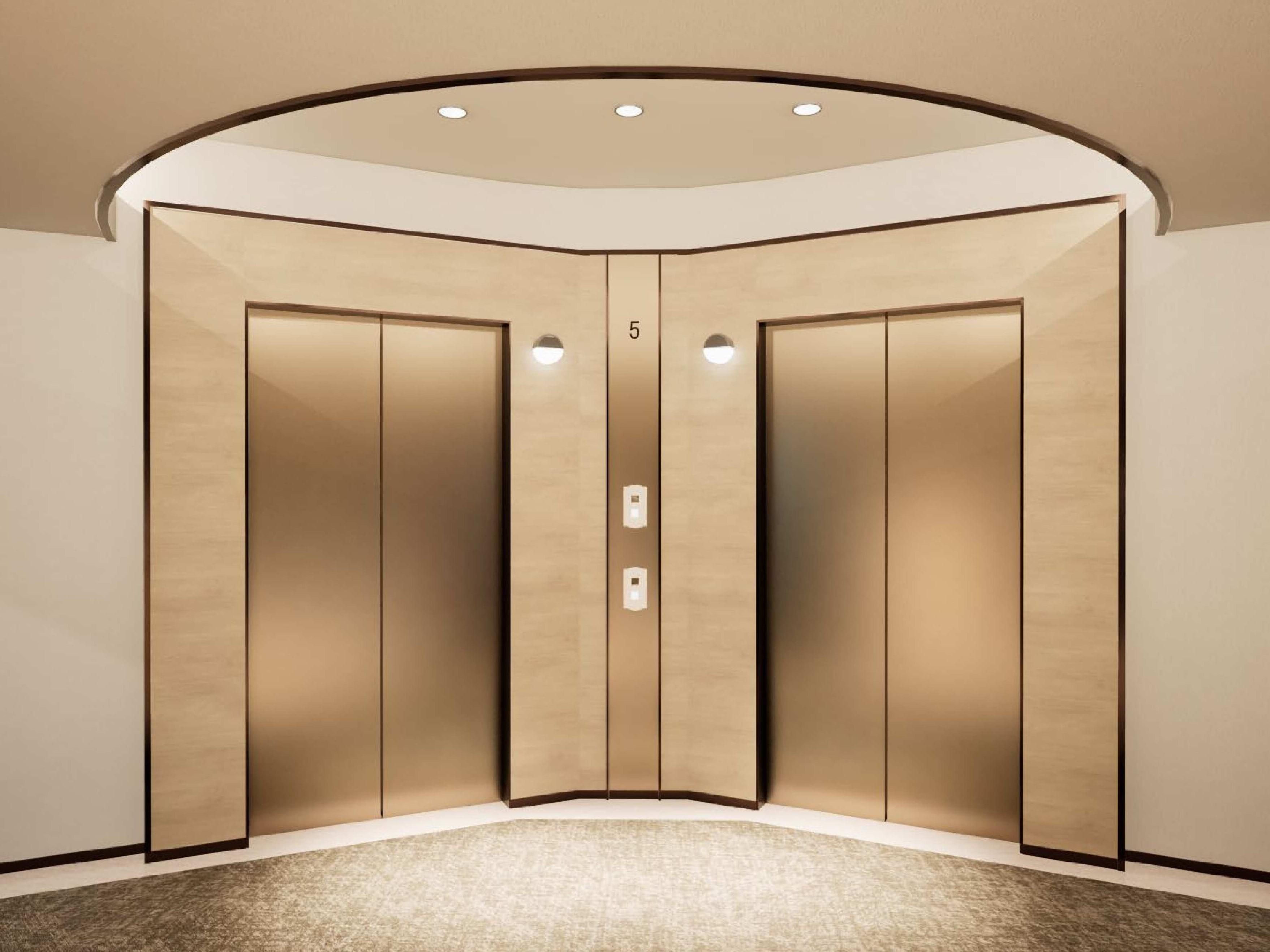 Vestíbulos de los ascensores 