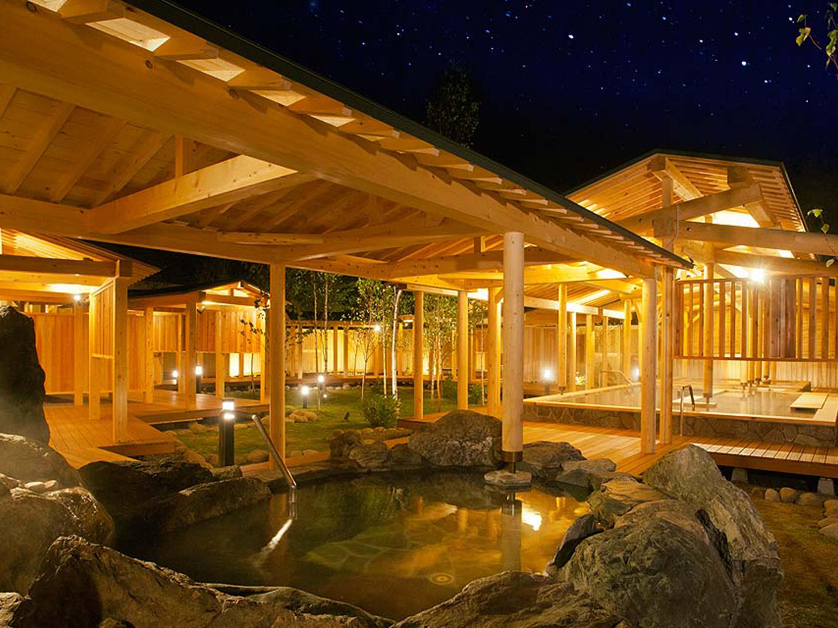 The hotel building features a large hot spring bath & sauna, as well as a private spa. In the annex building, there is the largest open-air bath in the Tohoku region, "APPI Onsen Shirakaba-no-Yu". Free shuttle service available. Please check our website for details.