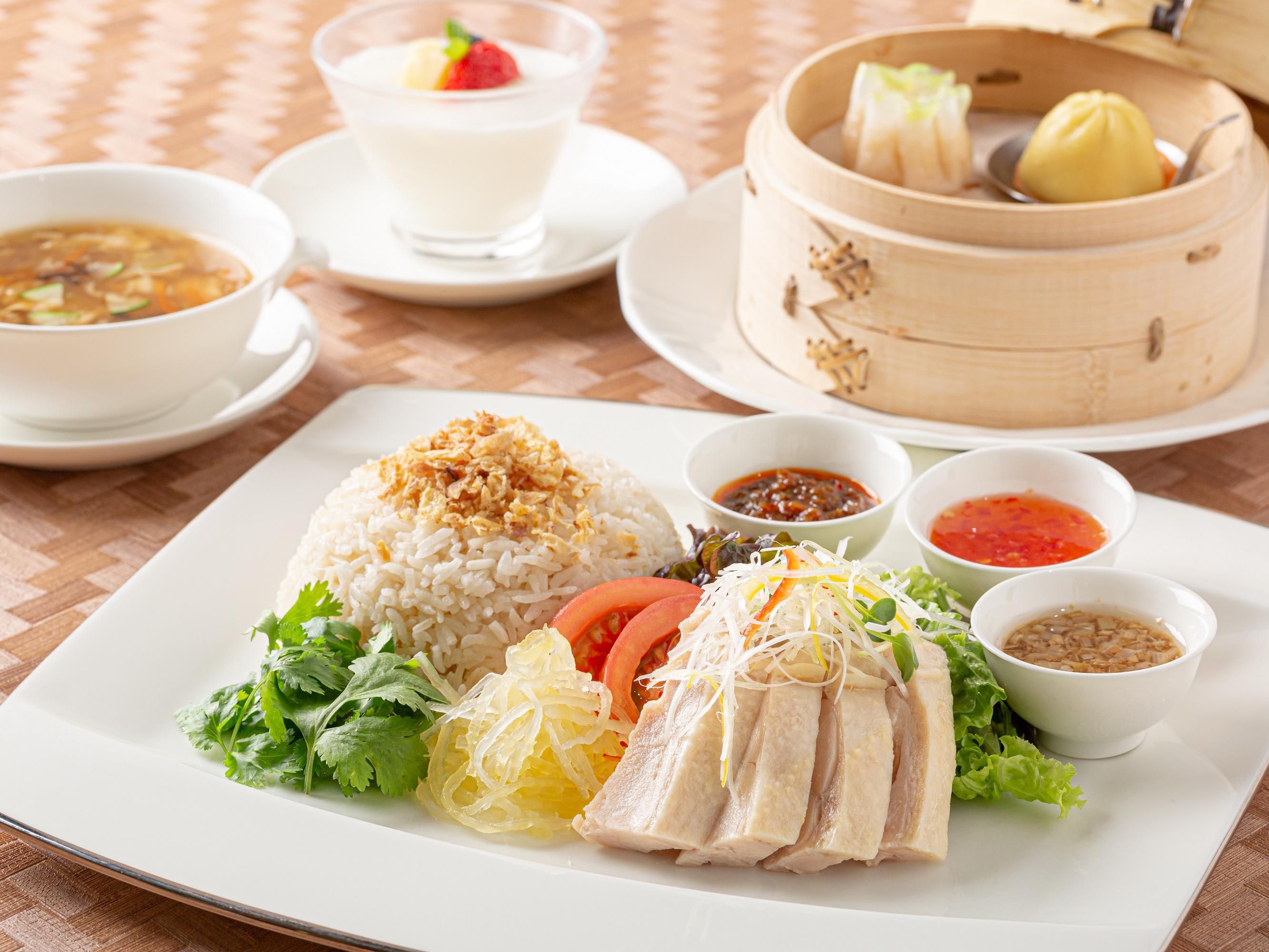 Hainanese Chicken Rice Lunch Set