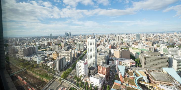 ANAクラウンプラザホテルグランコート名古屋｜客室から望む名古屋の街並みの一例