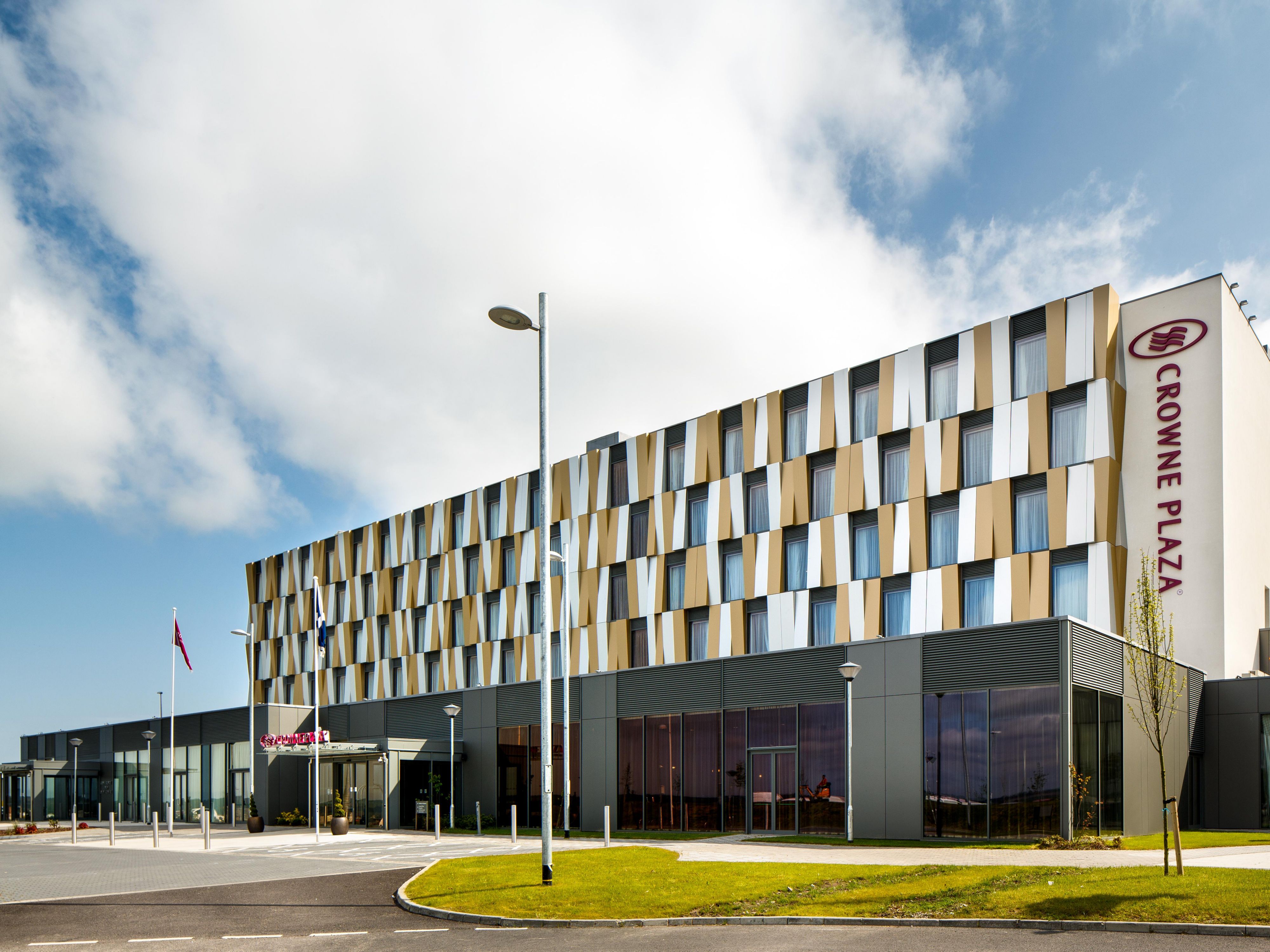 Crowne Plaza diectly next to the airport.