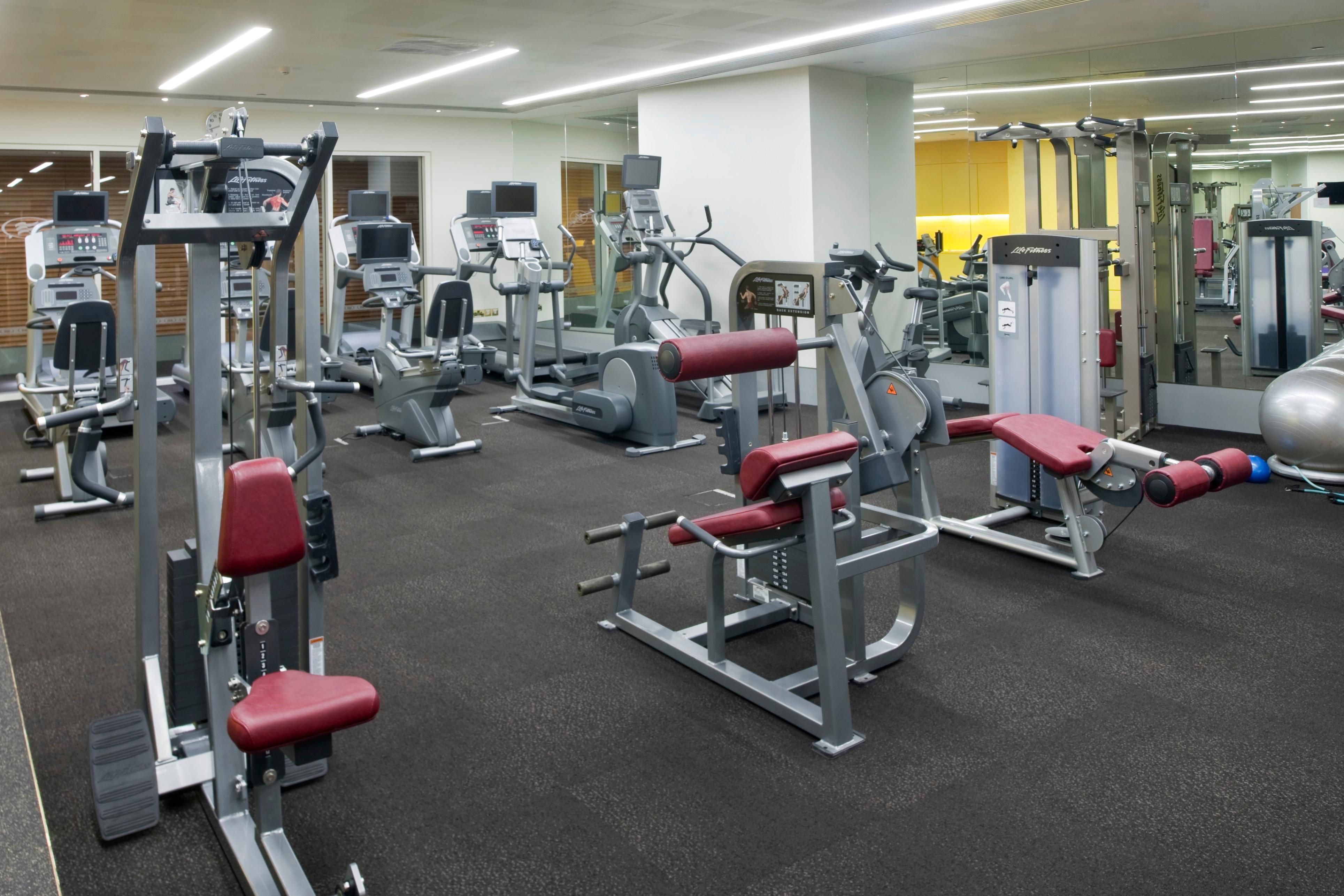Workout anytime you like with our complete fitness equipment