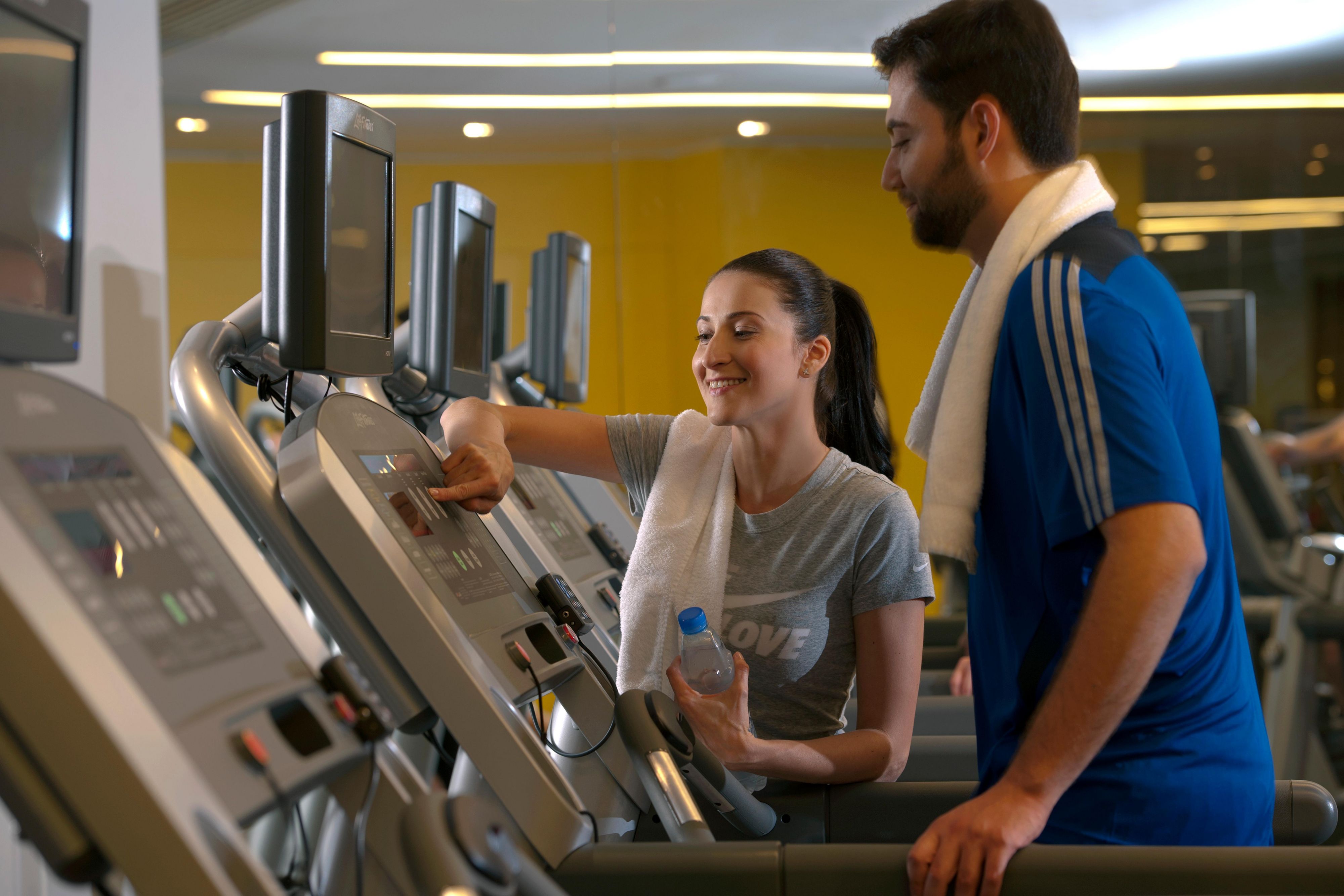Get a good workout at our 24-hour Fitness Club