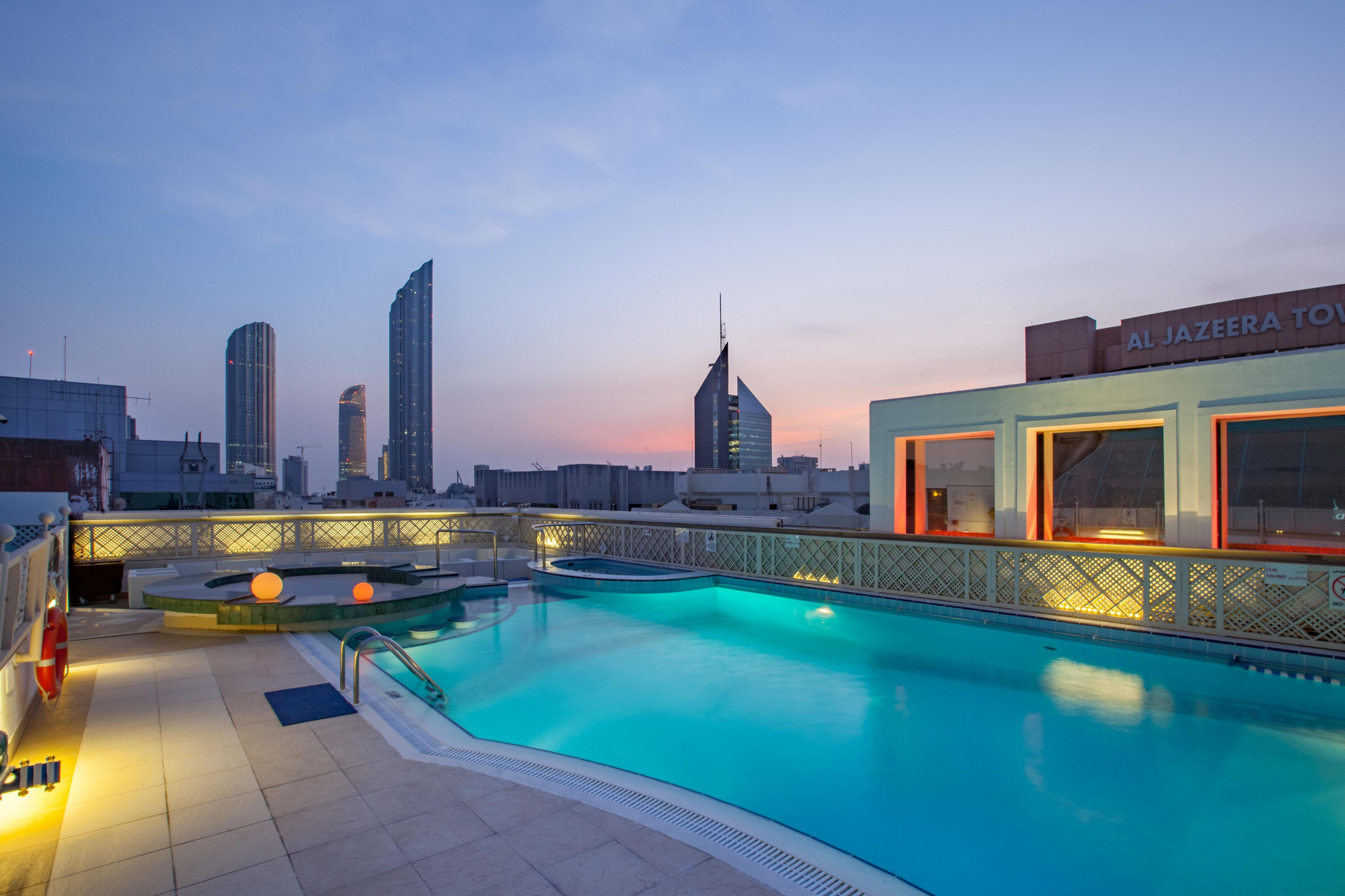 Rooftop swimming pool