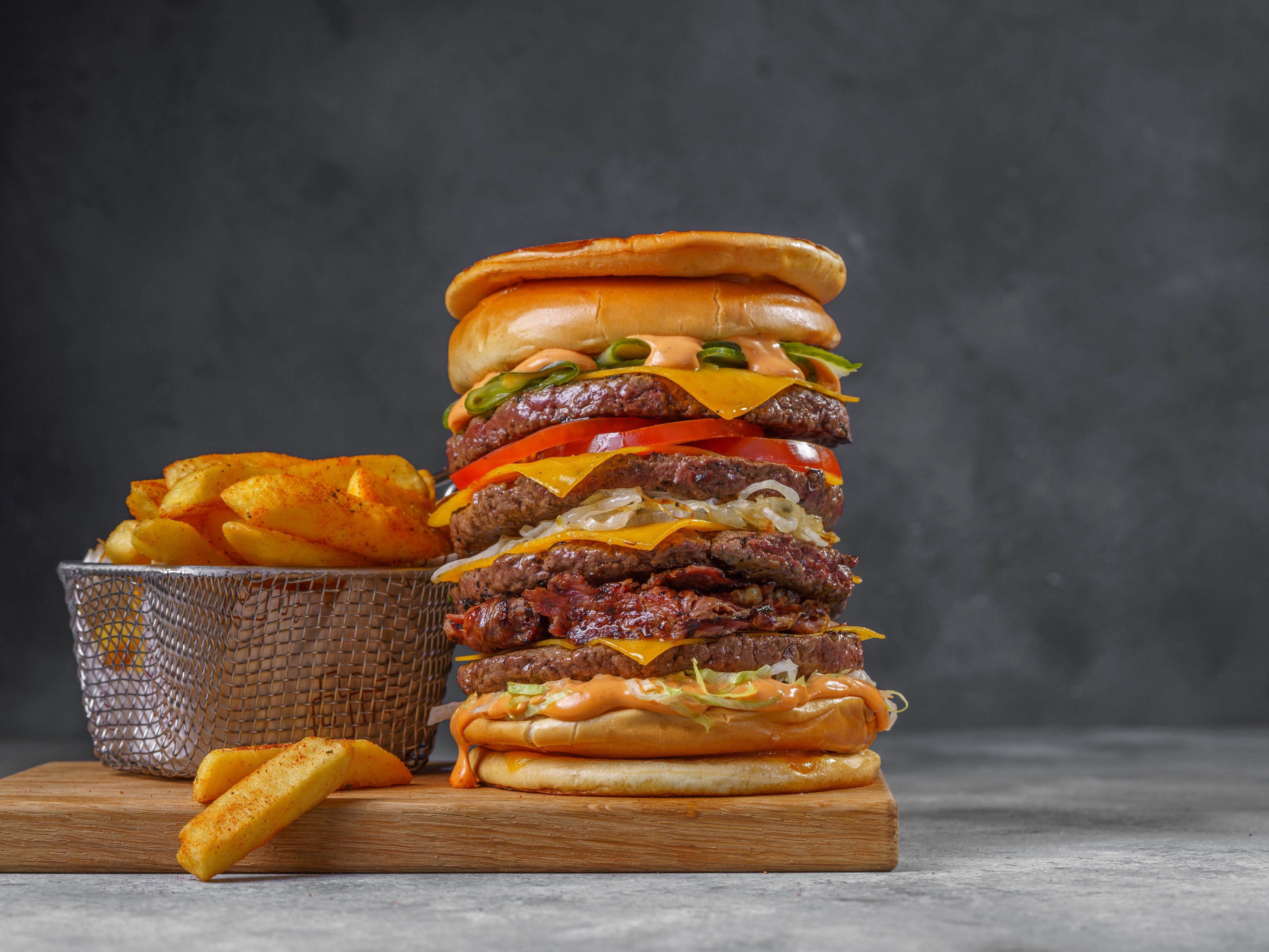 Juicy homemade patties, sauces and all the fixings. One bite and you’ll be transported to burger heaven. 
Starting from AED 60.
Available until July end | 12:30 pm onward.
For bookings, please call 050 667 5815.