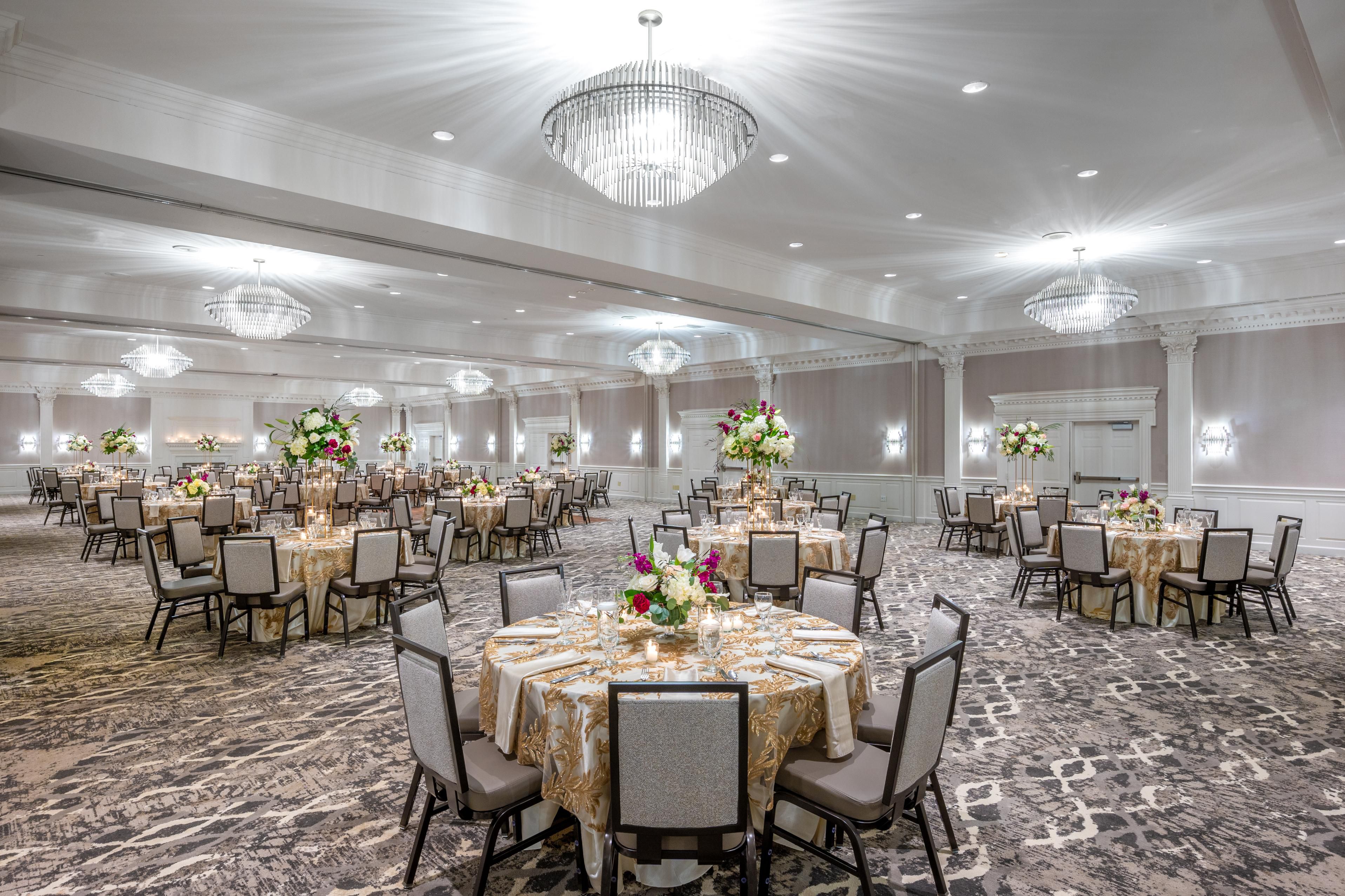 King Street Ballroom fits 540 guests, perfect for any social event