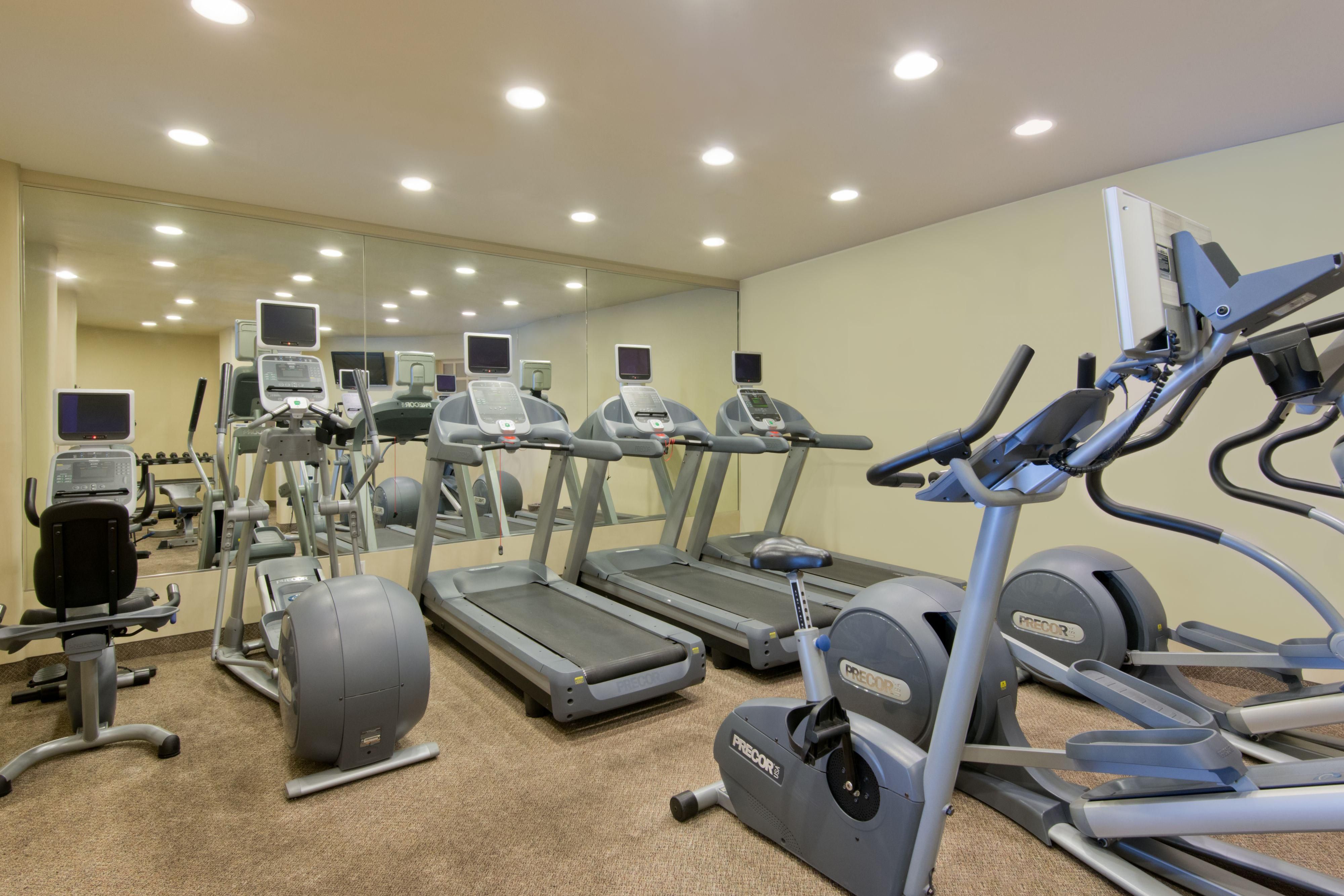 Work out in the well-equipped Fitness Center