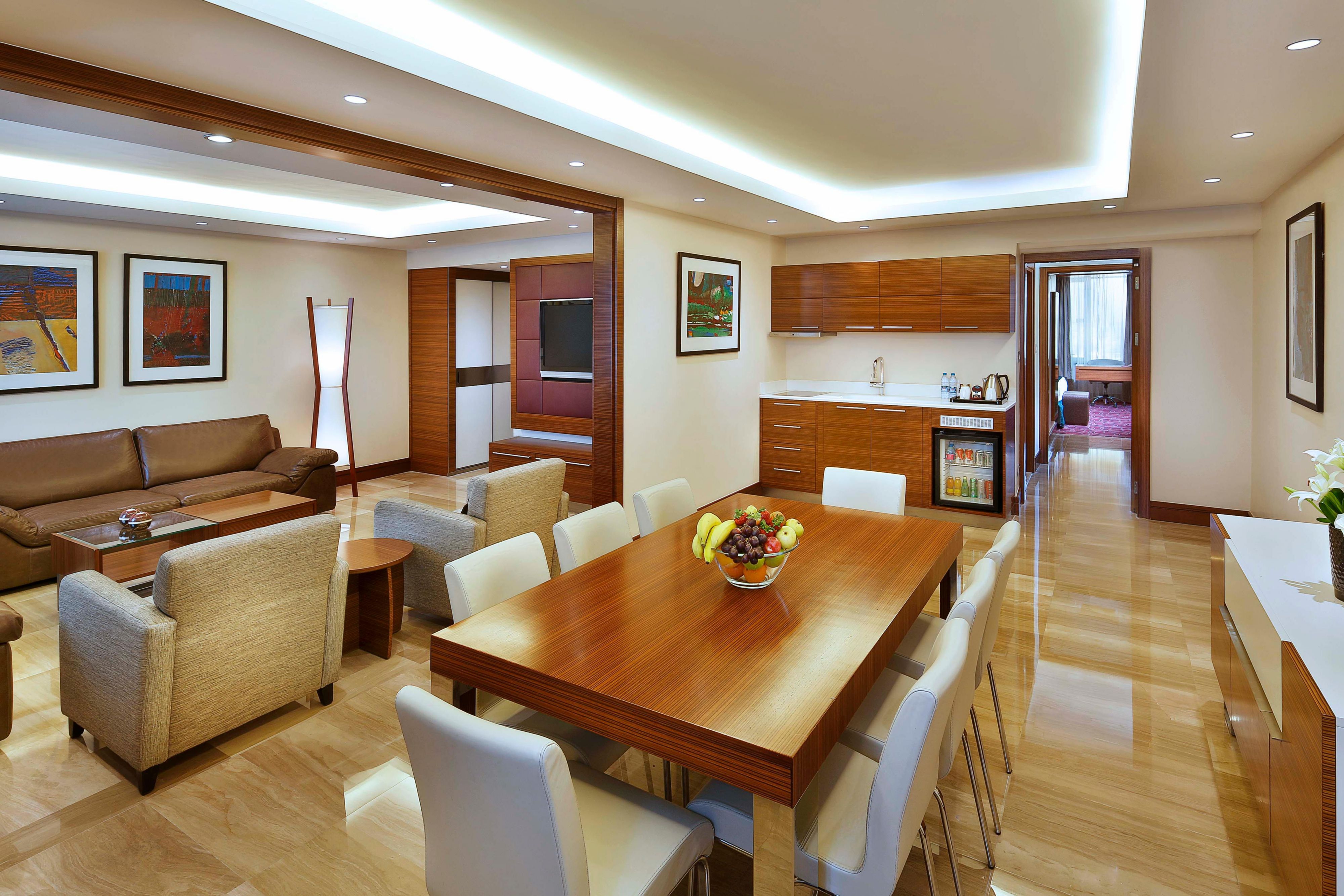 Royal Two Bedroom Suite; contemporary design with classic elegance