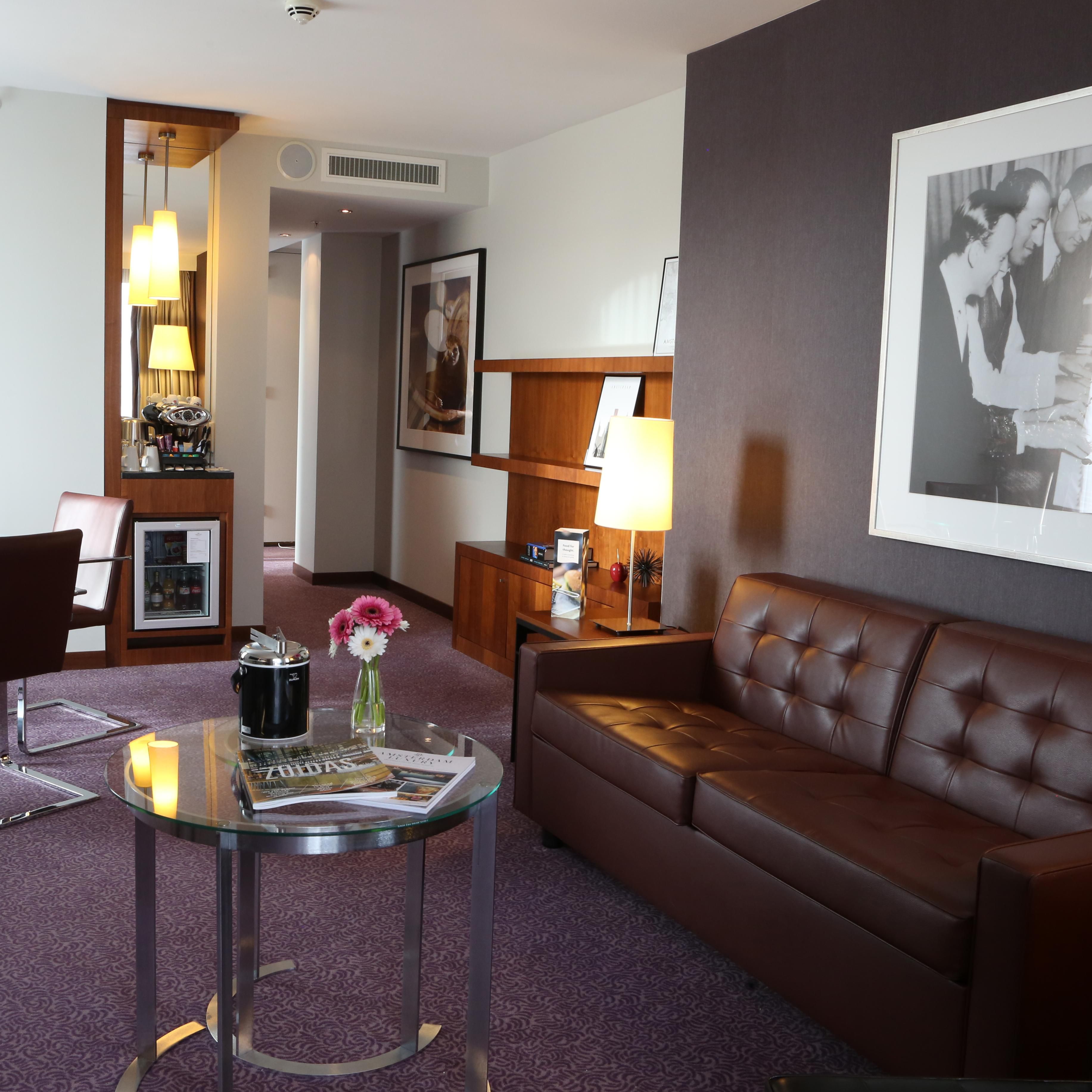 Een van de grootste suites in Crowne Plaza hotel Amsterdam Zuid