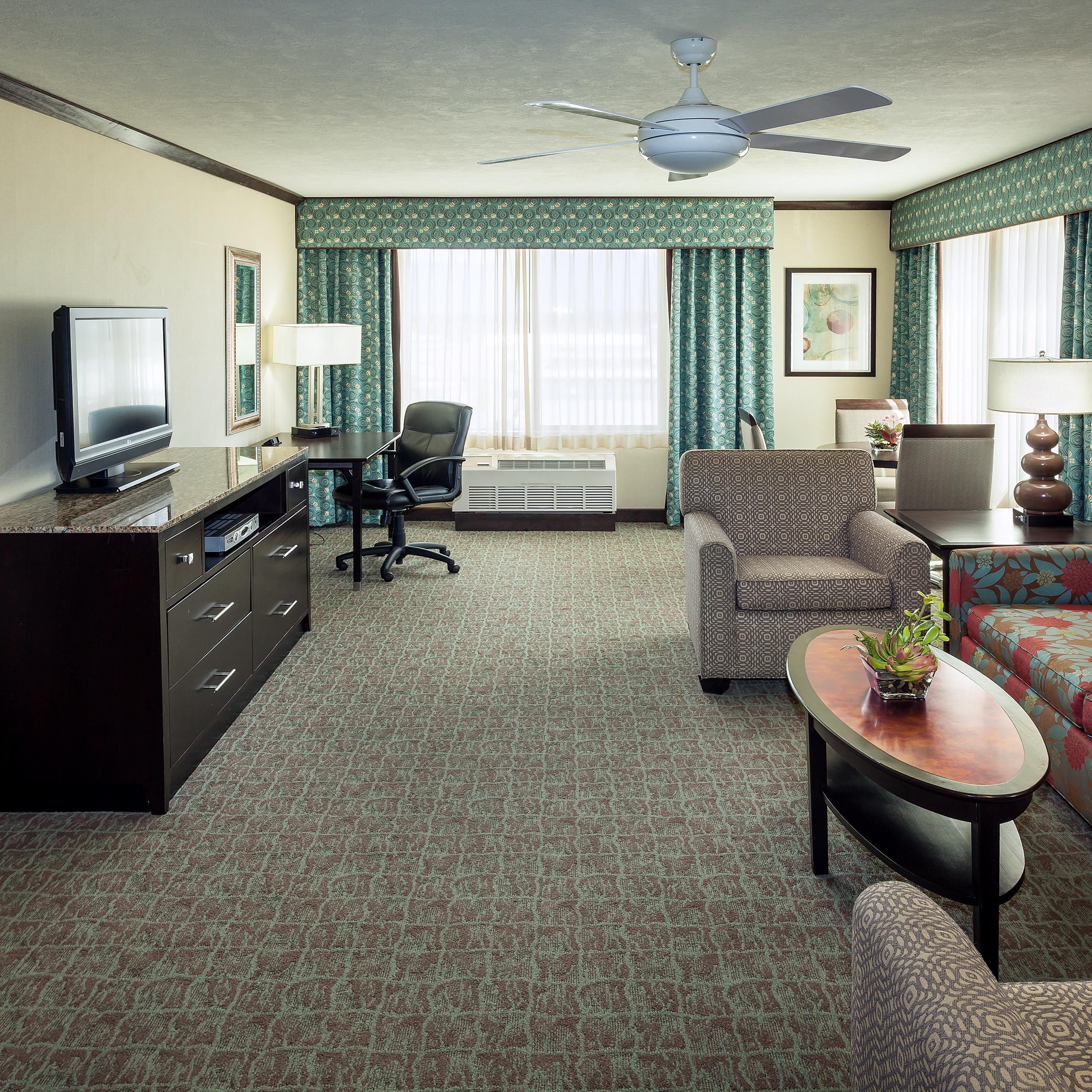 Our spacious guest suite is perfect for families