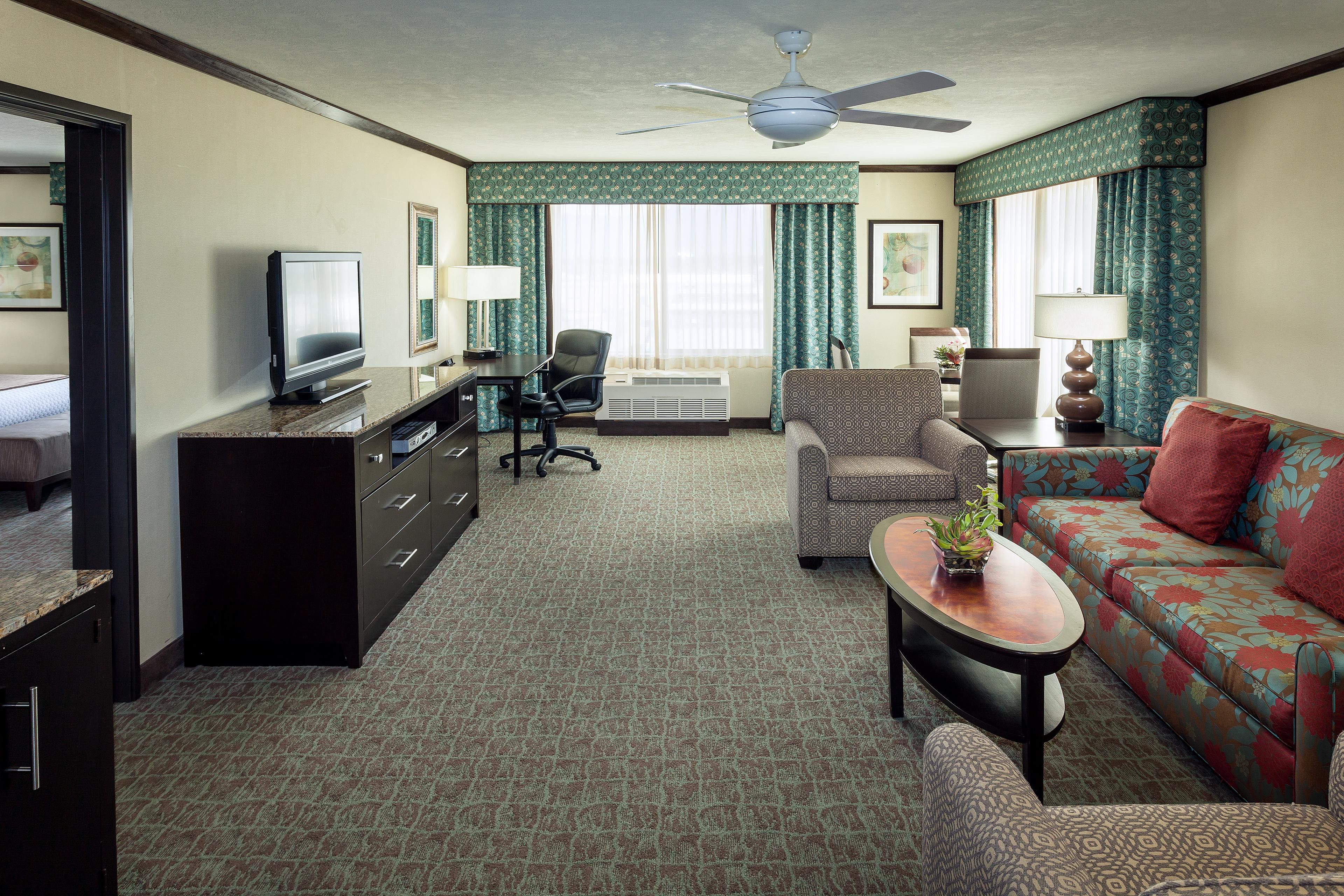 Our spacious guest suite is perfect for families