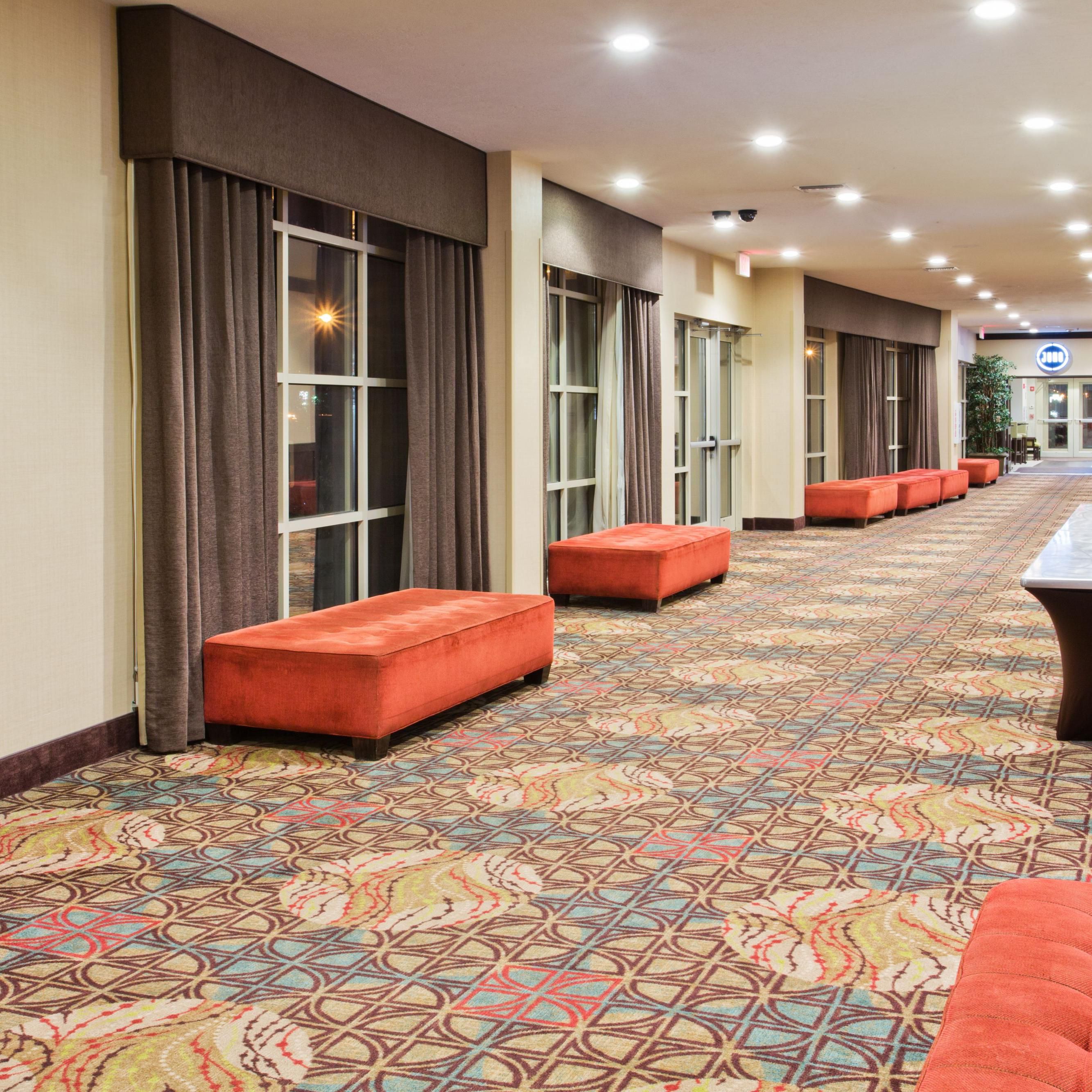 Our spacious pre-function area is perfect for a breakfast buffet