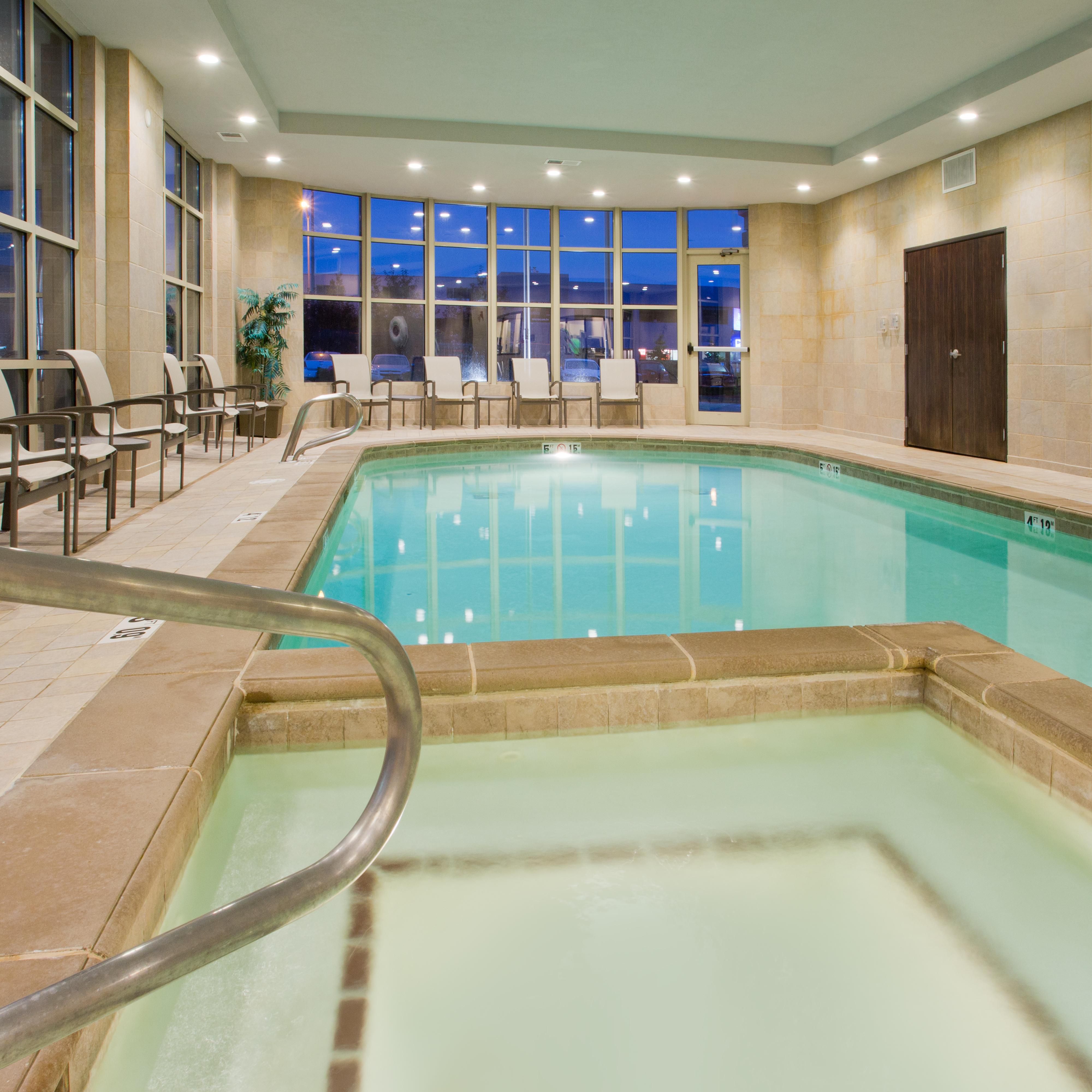 Shake off the Alaskan chill in our indoor pool and spa