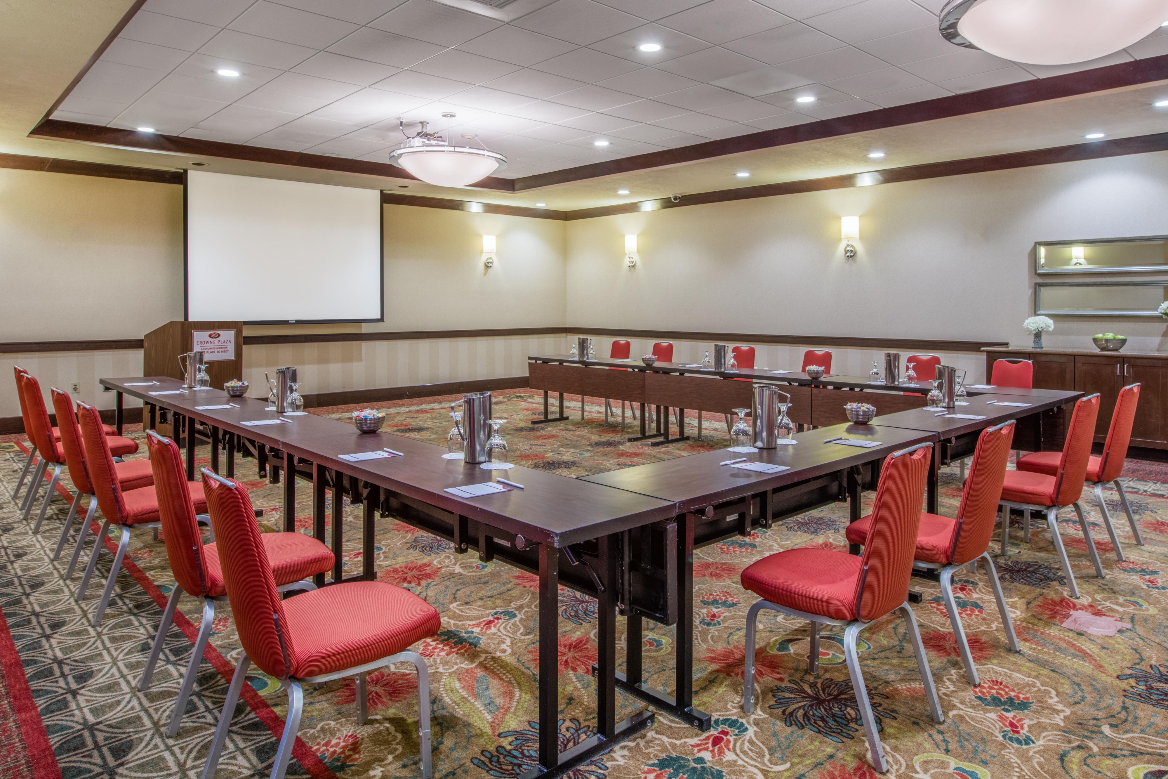 Our spacious and well lit meeting space is perfect for trainings.