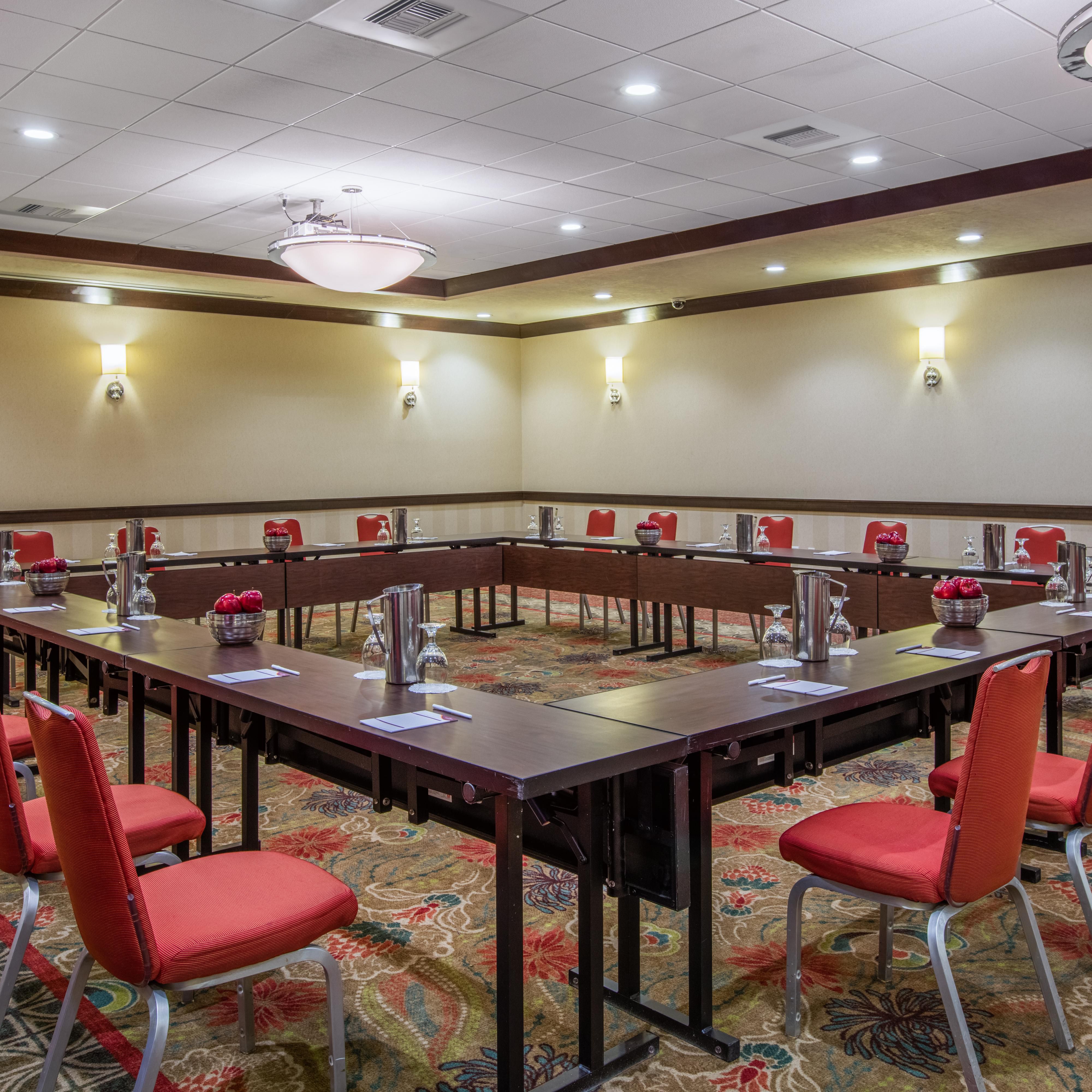 Our flexible meeting space is perfect for your business needs