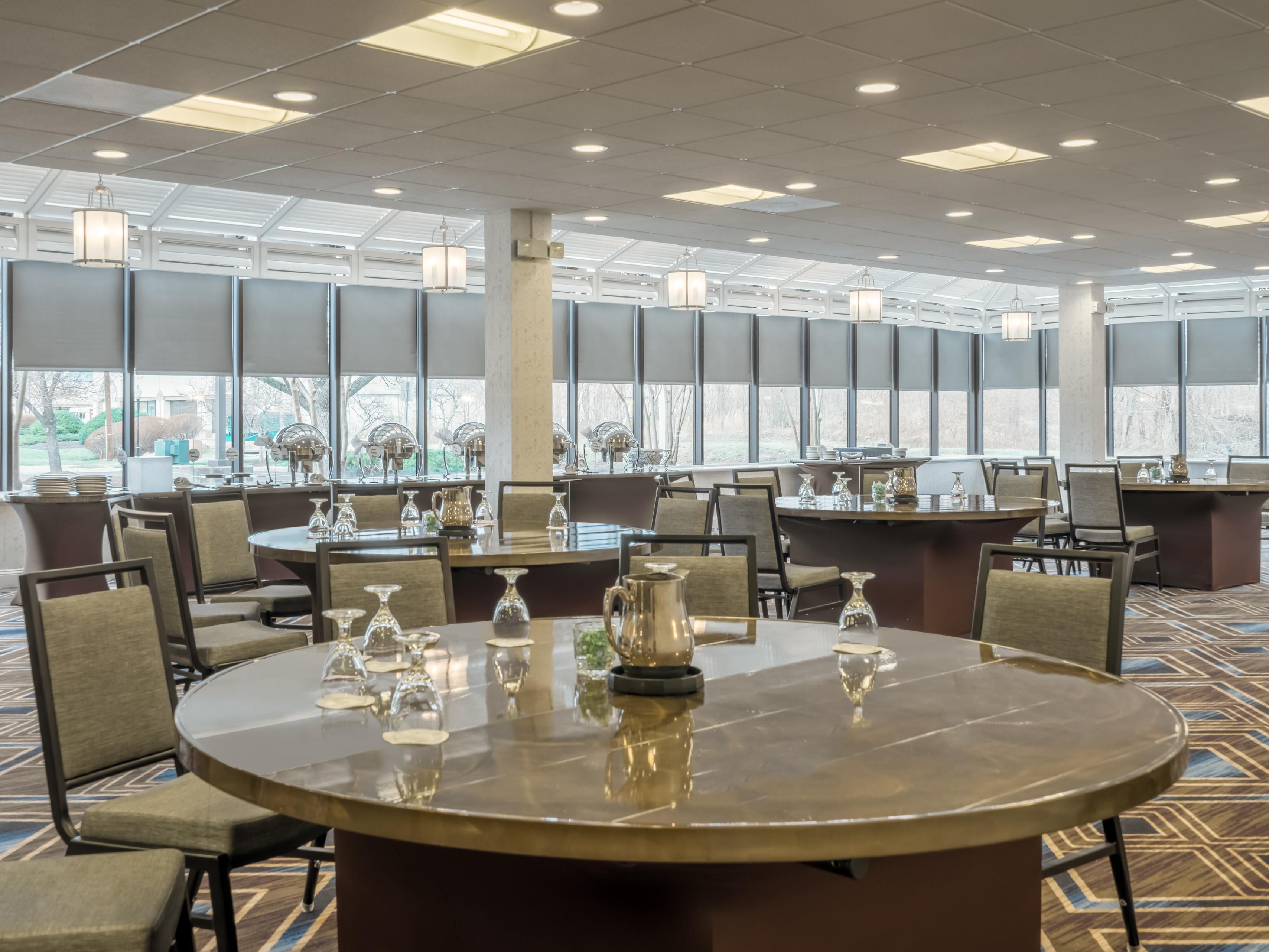 Gather in sunlit event spaces at Crowne Plaza Annapolis.