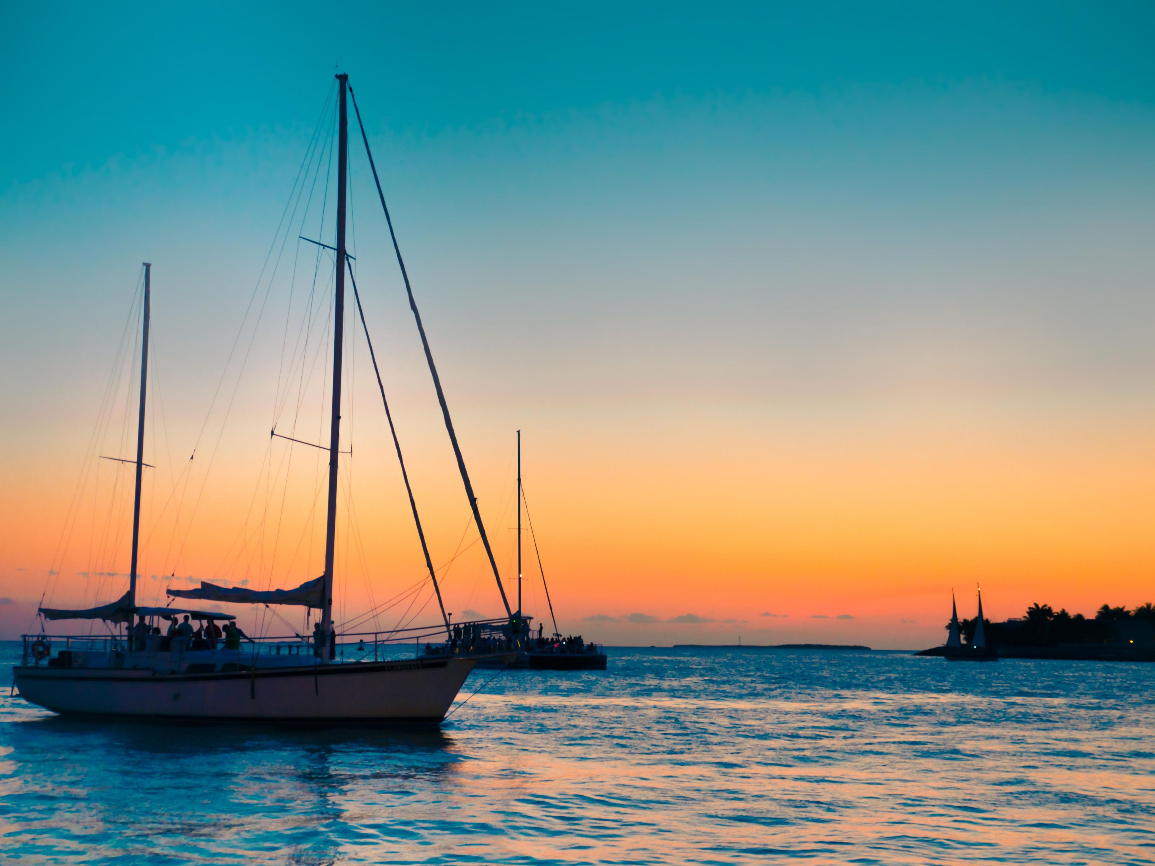 boats on water during sunset in Annapolis