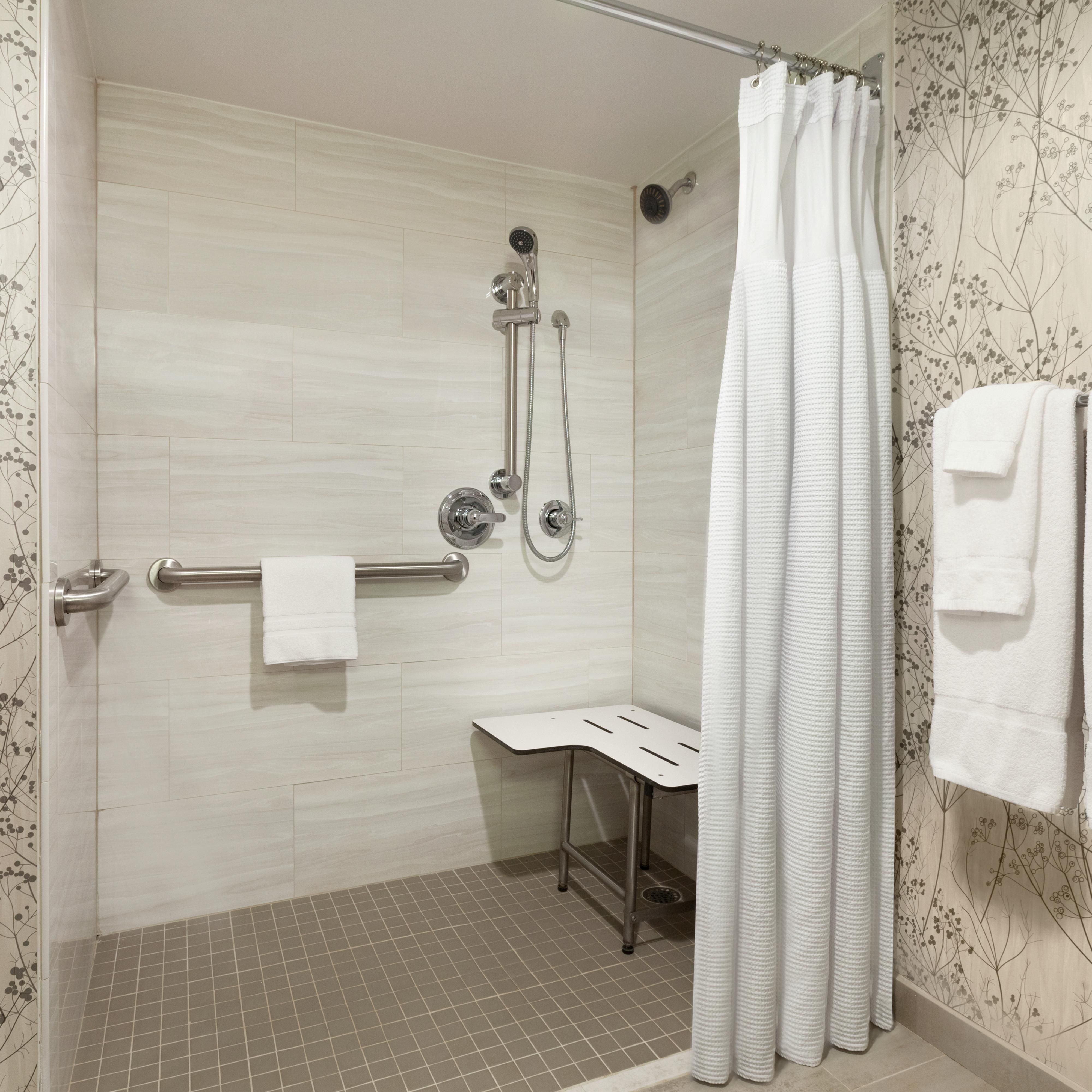 Accessible Bathroom with Roll-In Shower