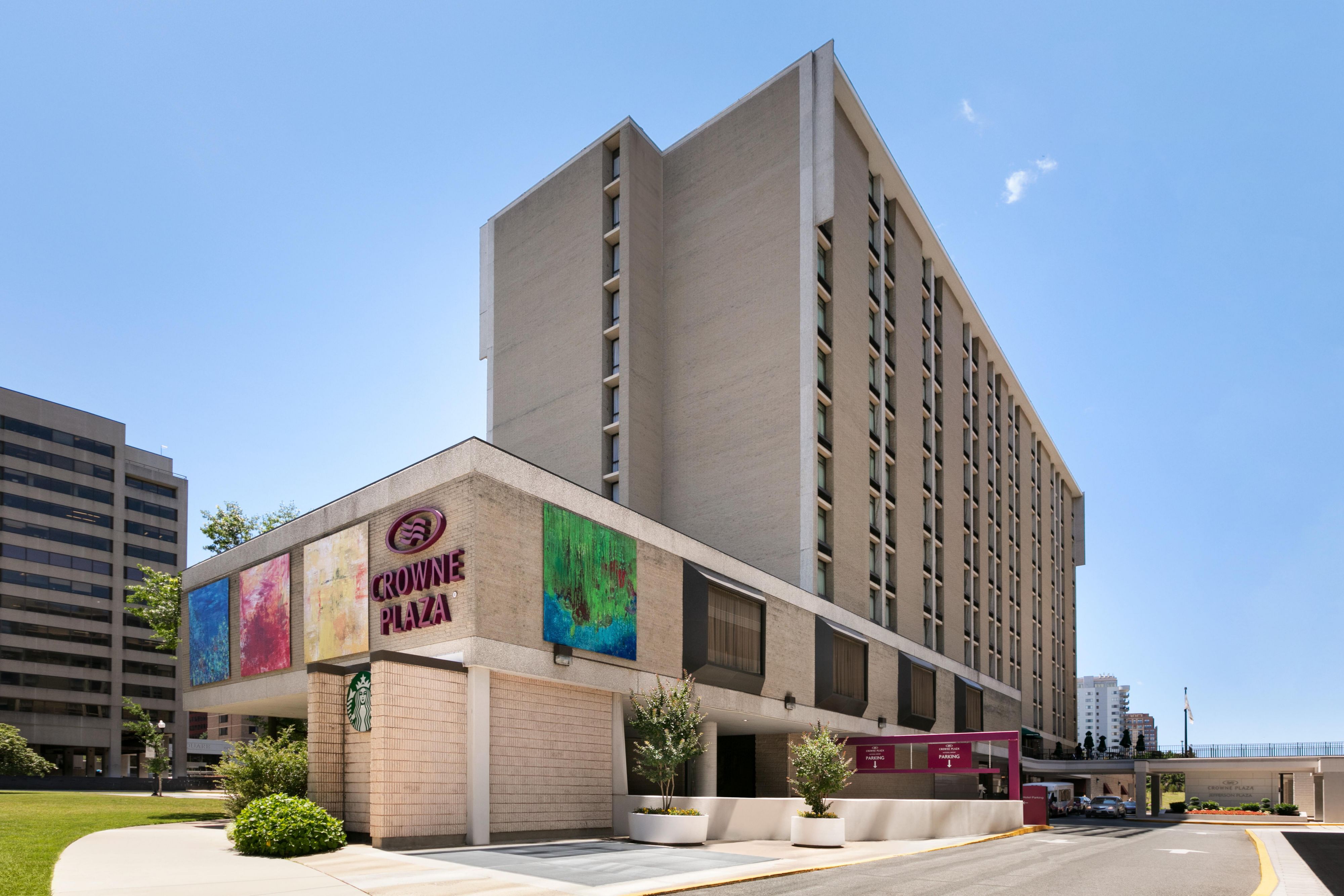 We are within walking distance of the Crystal City Metro Station.