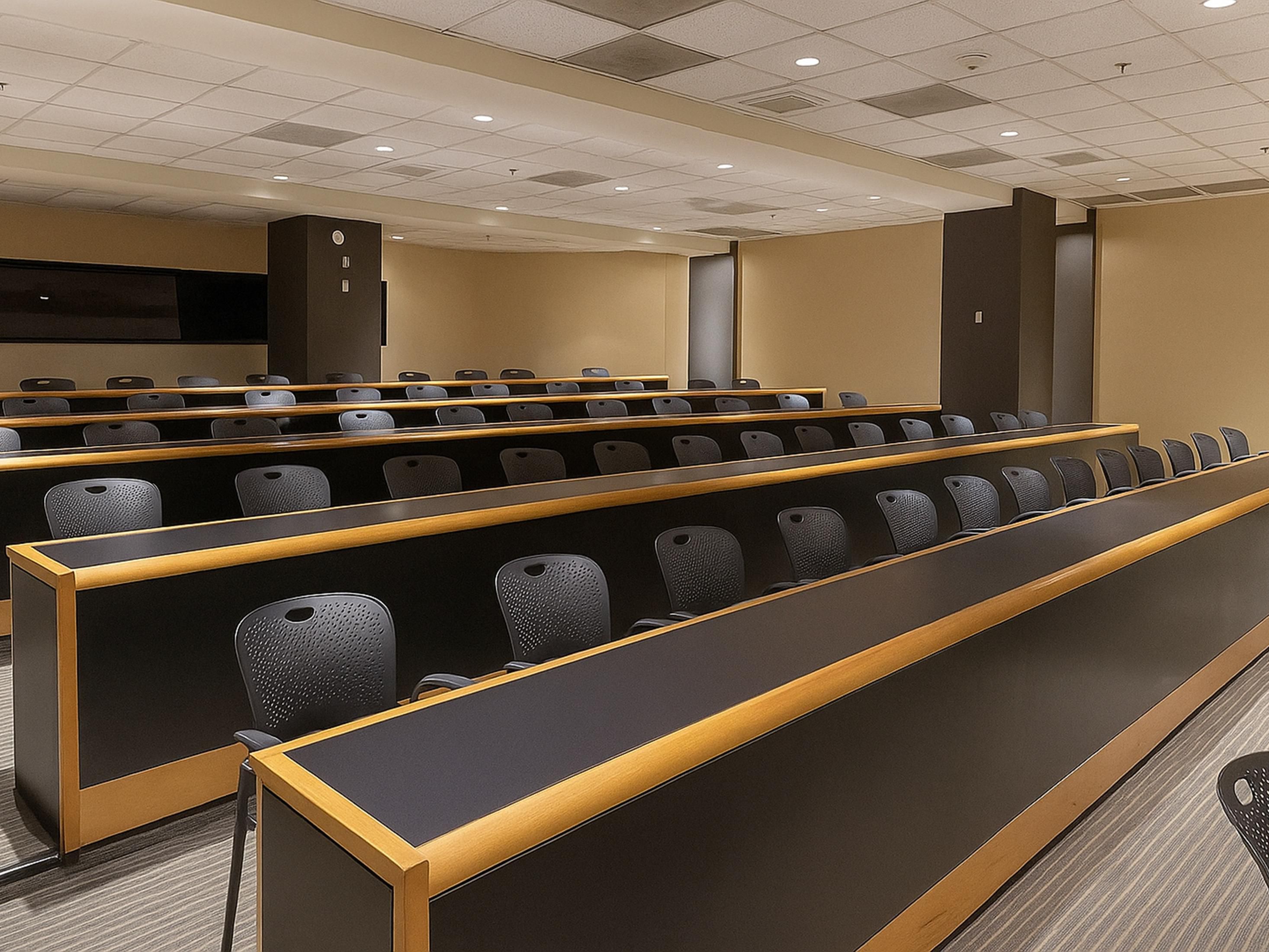 conference room with classroom seating