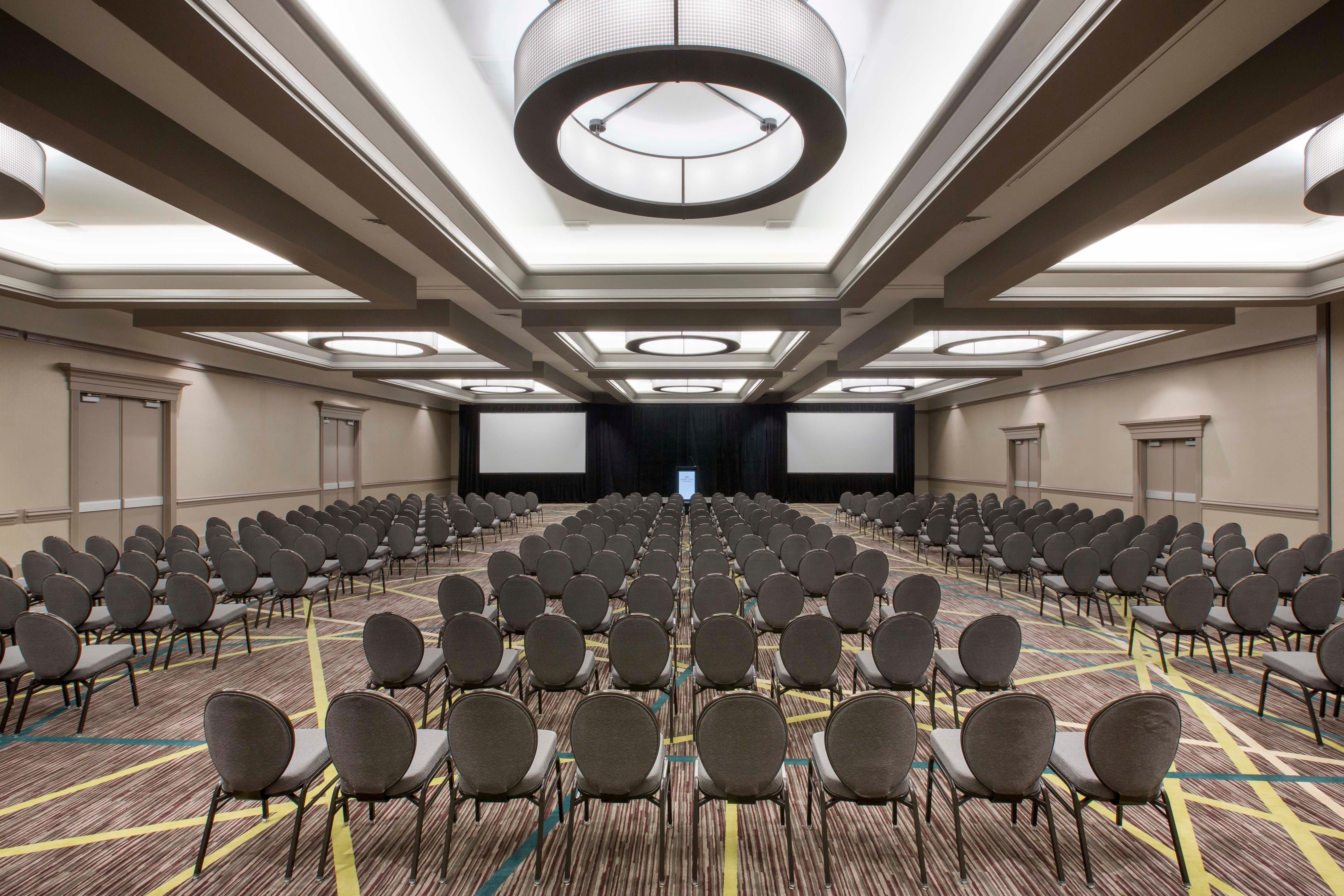 Our flexible event space offers configurations for events of any size.