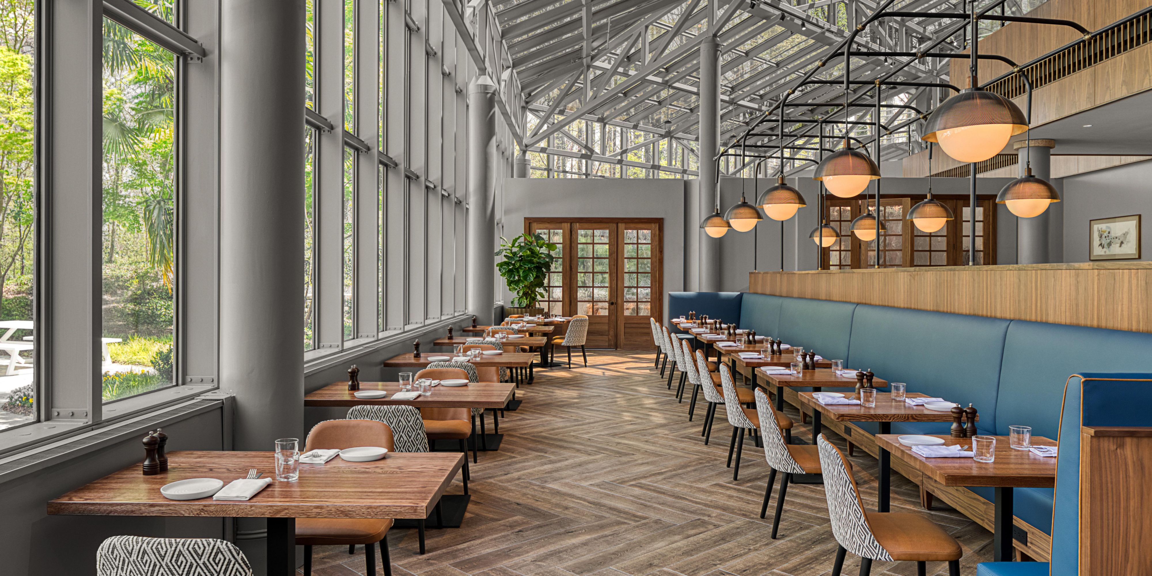 Indoor seating at Parkwoods