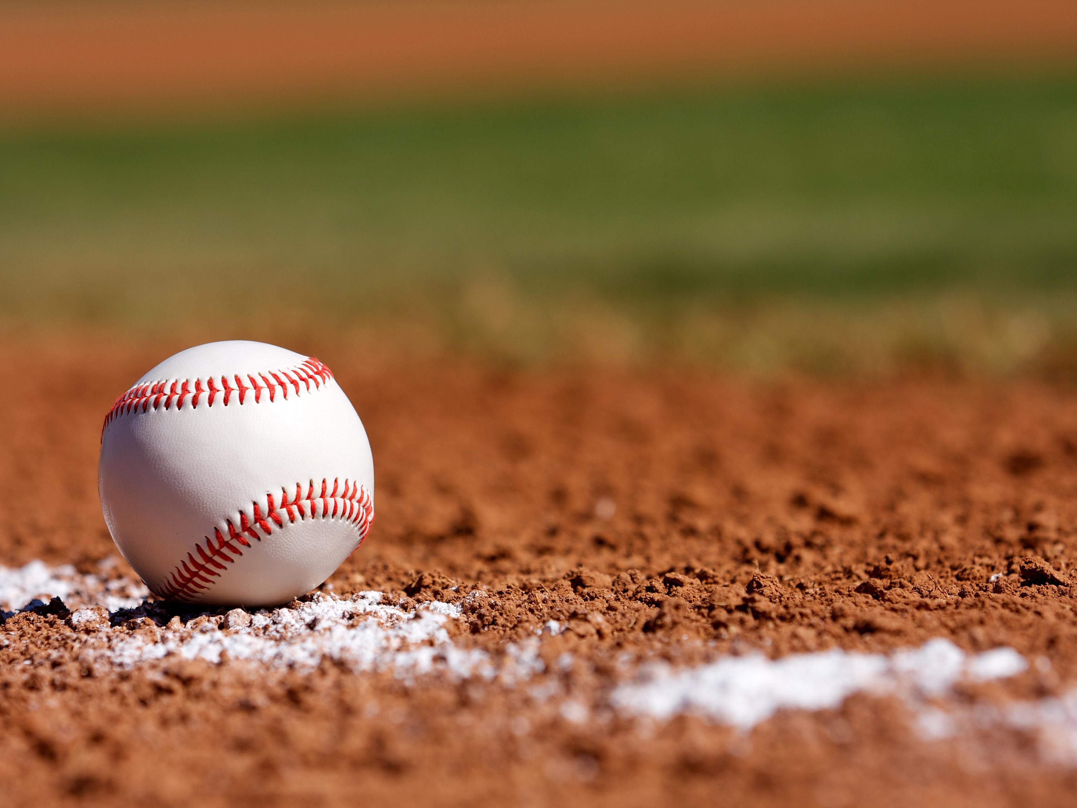 Baseball in the dirt