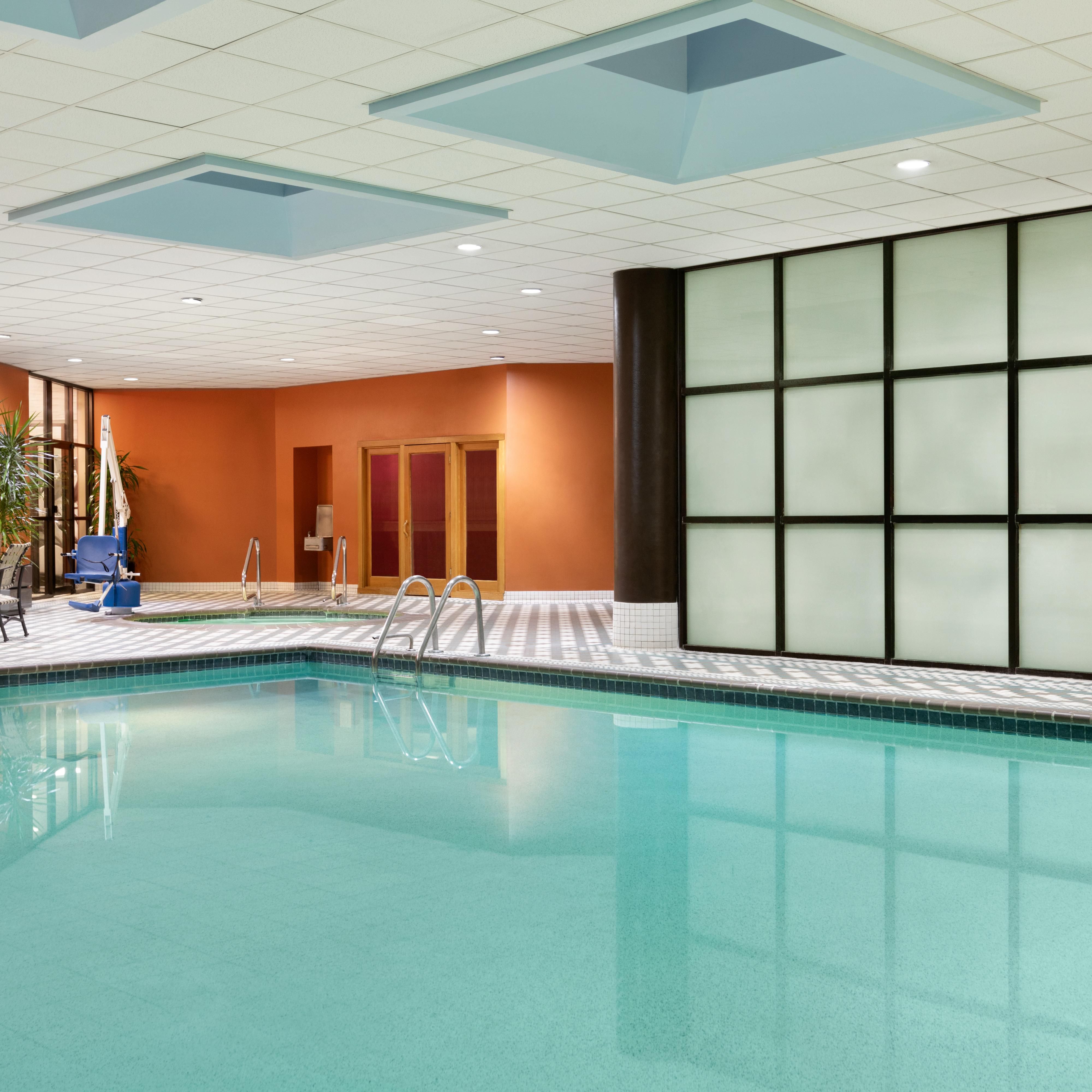 Enjoy our indoor heated pool