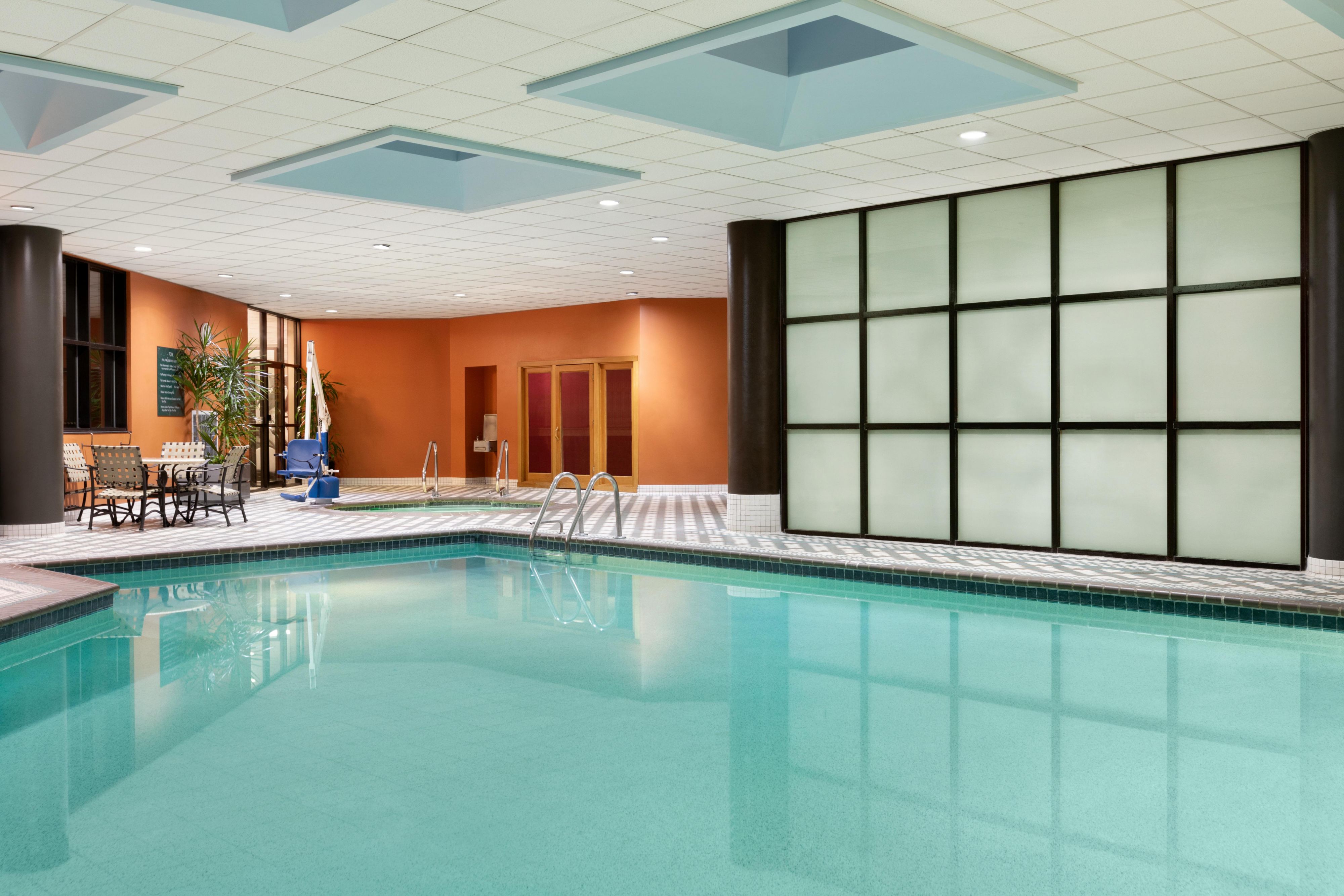 Enjoy our indoor heated pool