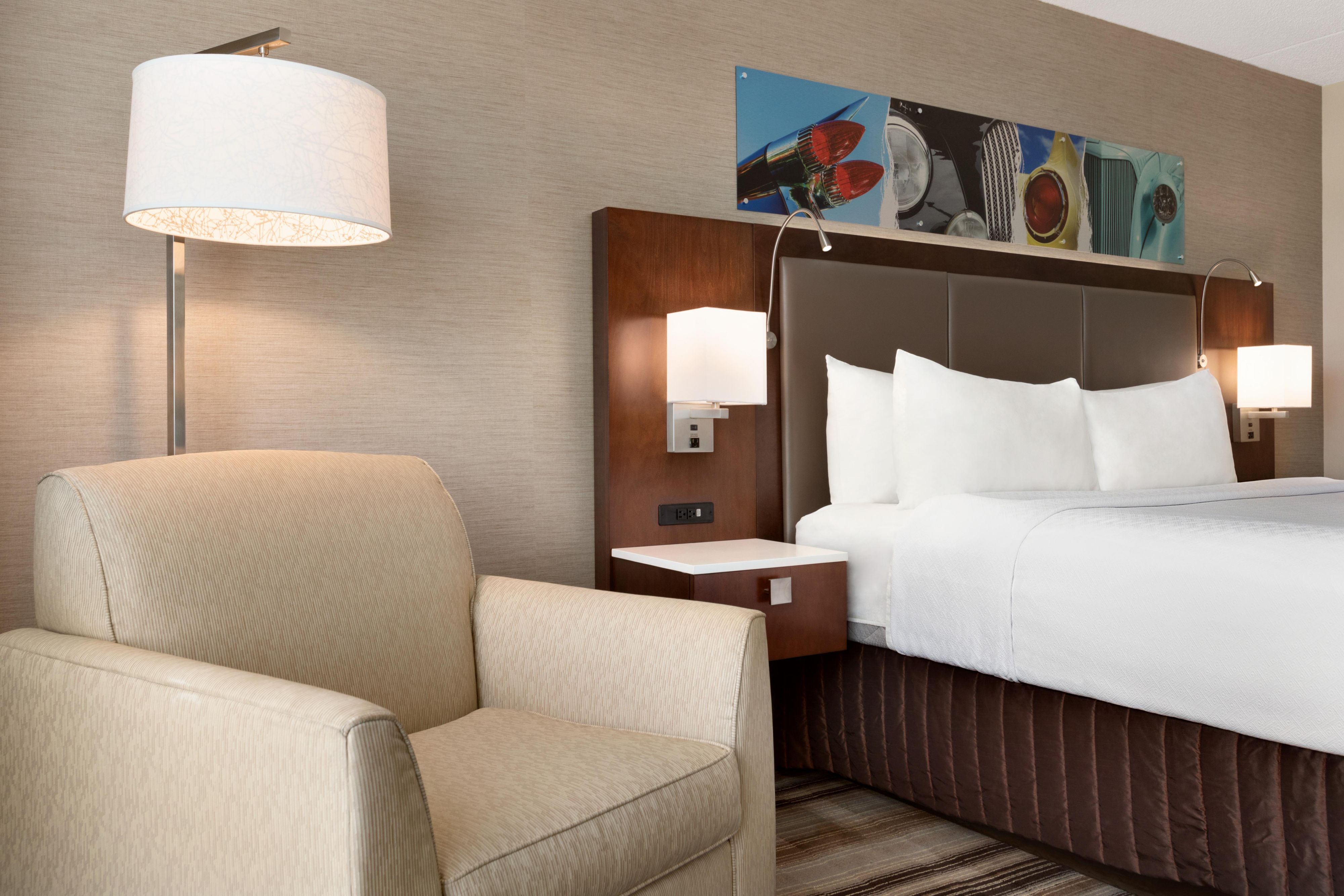 Enjoy updated furnishings and modern amenities in executive rooms.