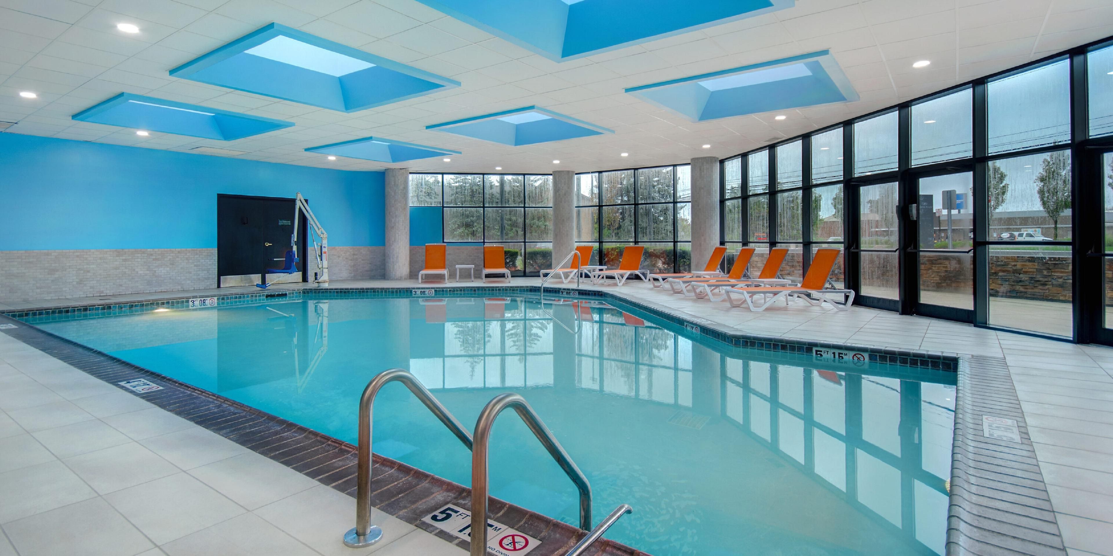 Enjoy a rejuvenating swim in the indoor pool before a day of meetings or relax with family. Dive in after a workout, enjoy a soothing soak in the hot tub, and relax in the sauna. You’ll be ready to take on your itinerary.