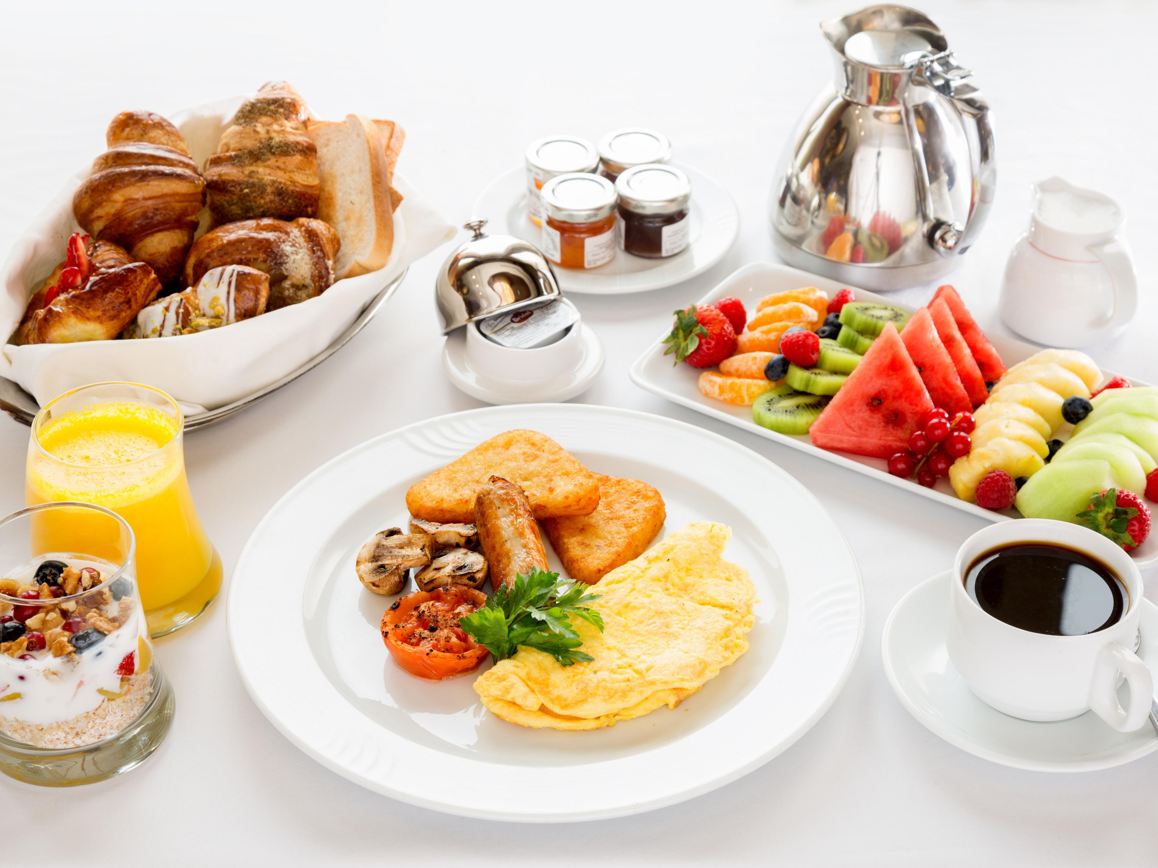 Breakfast spread