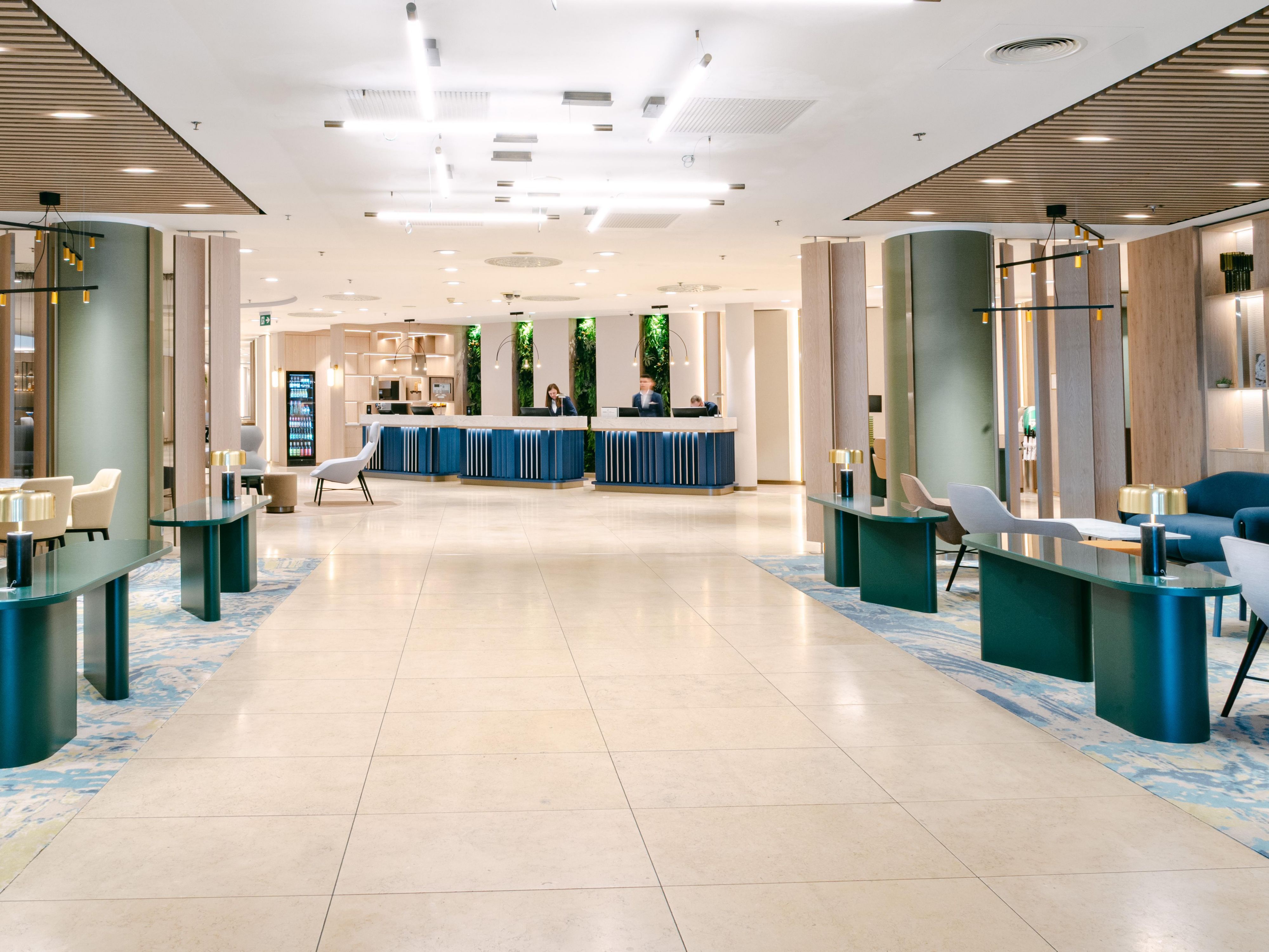 Lobby of the Crowne Plaza Bratislava