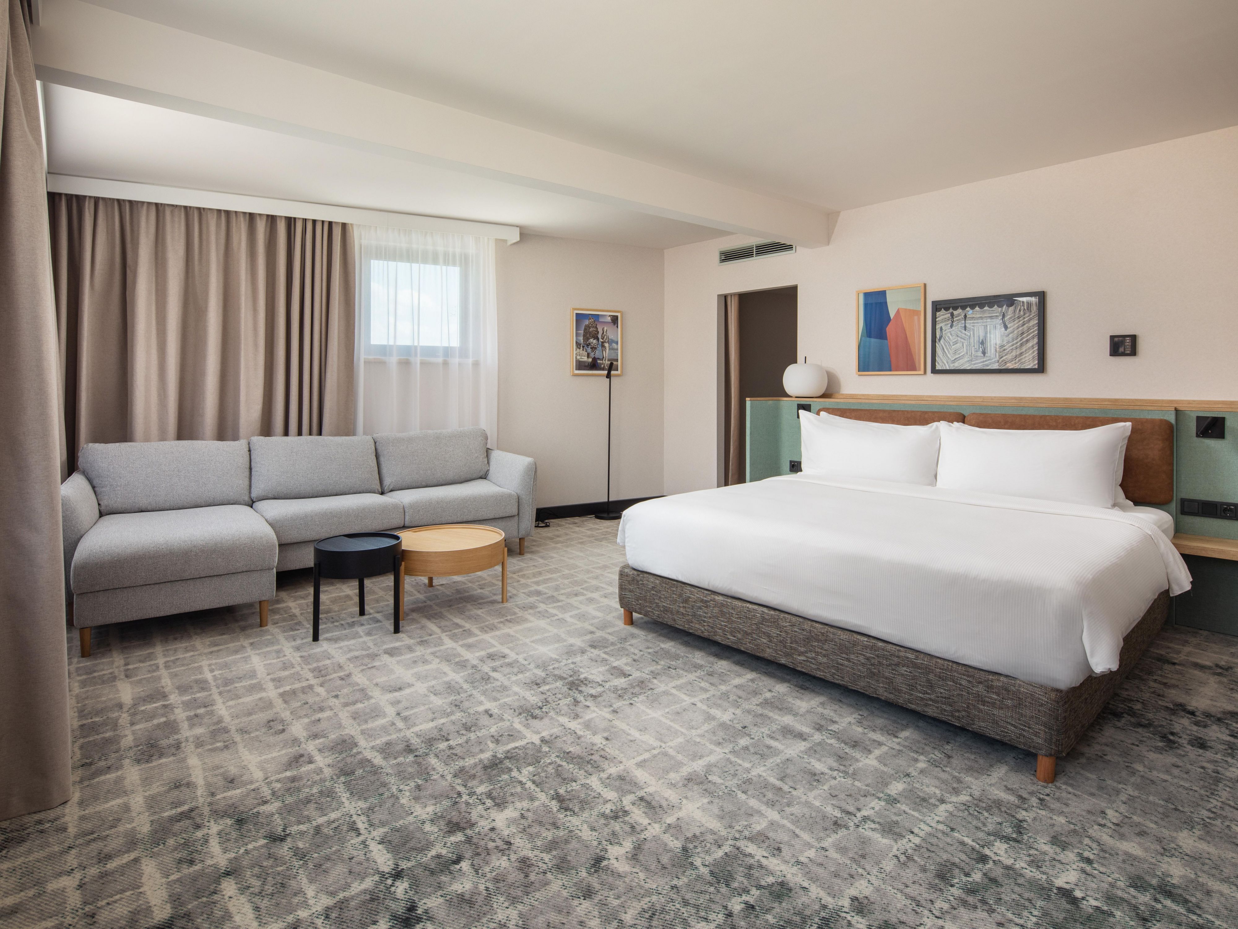 We have a variety of modern, spacious family rooms and some interconnecting rooms that can accommodate up to four people. Please call our hotel team to discuss your specific requirements on +36 1 288 5543 or email: crowneplazabudapest.info@ihg.com.