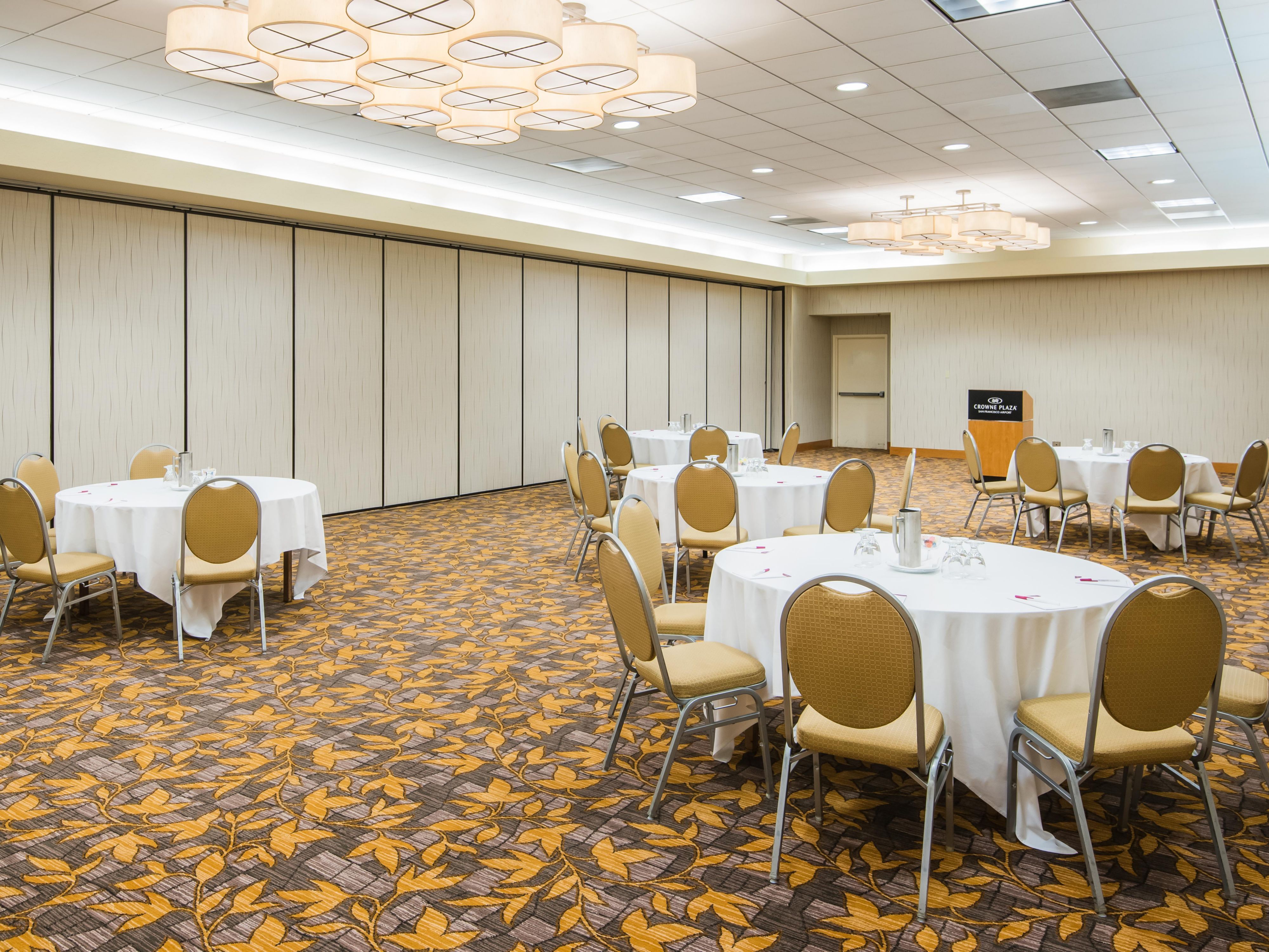 Plan your Quinceanera at the Crowne Plaza SFO hotel in our beautiful Plaza Ballroom. Let us help you enjoy the perfect 15th birthday celebration for your princess! Hotel is located close to Burlingame, South San Francisco and the bay.