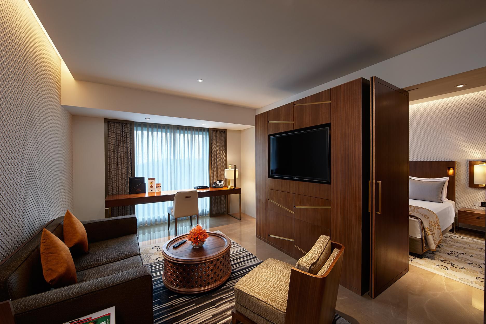 Suite at Crowne Plaza Chennai with Living room