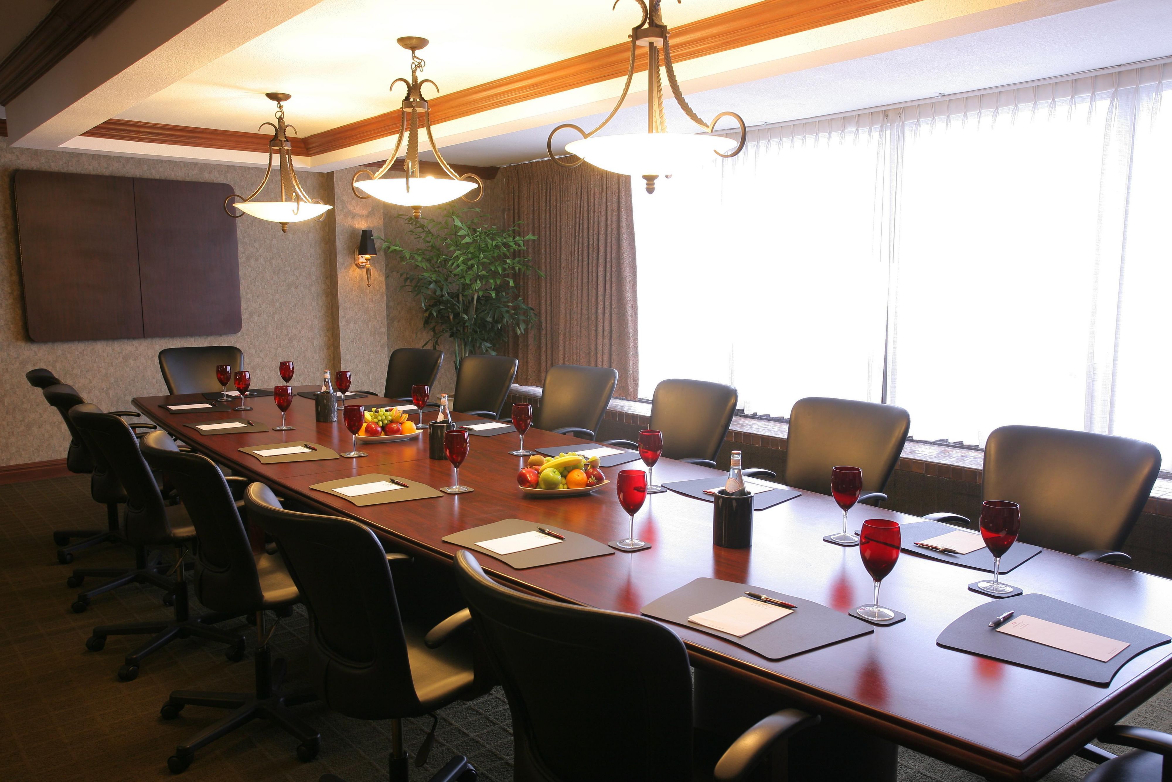 Executive Boardroom with seating up to 14 for your next meeting