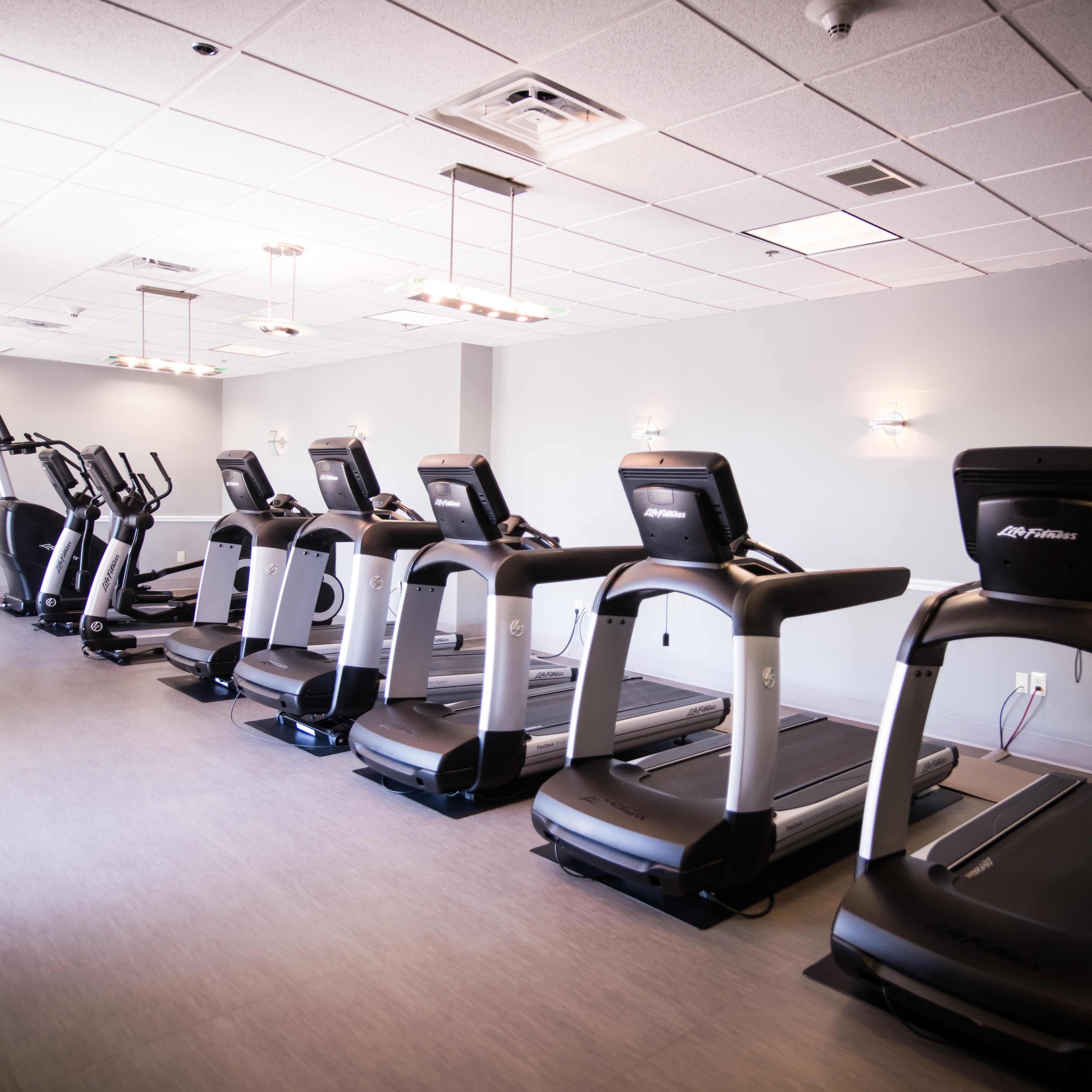 Run, climb, or cycle your way to a better you in our cardio room