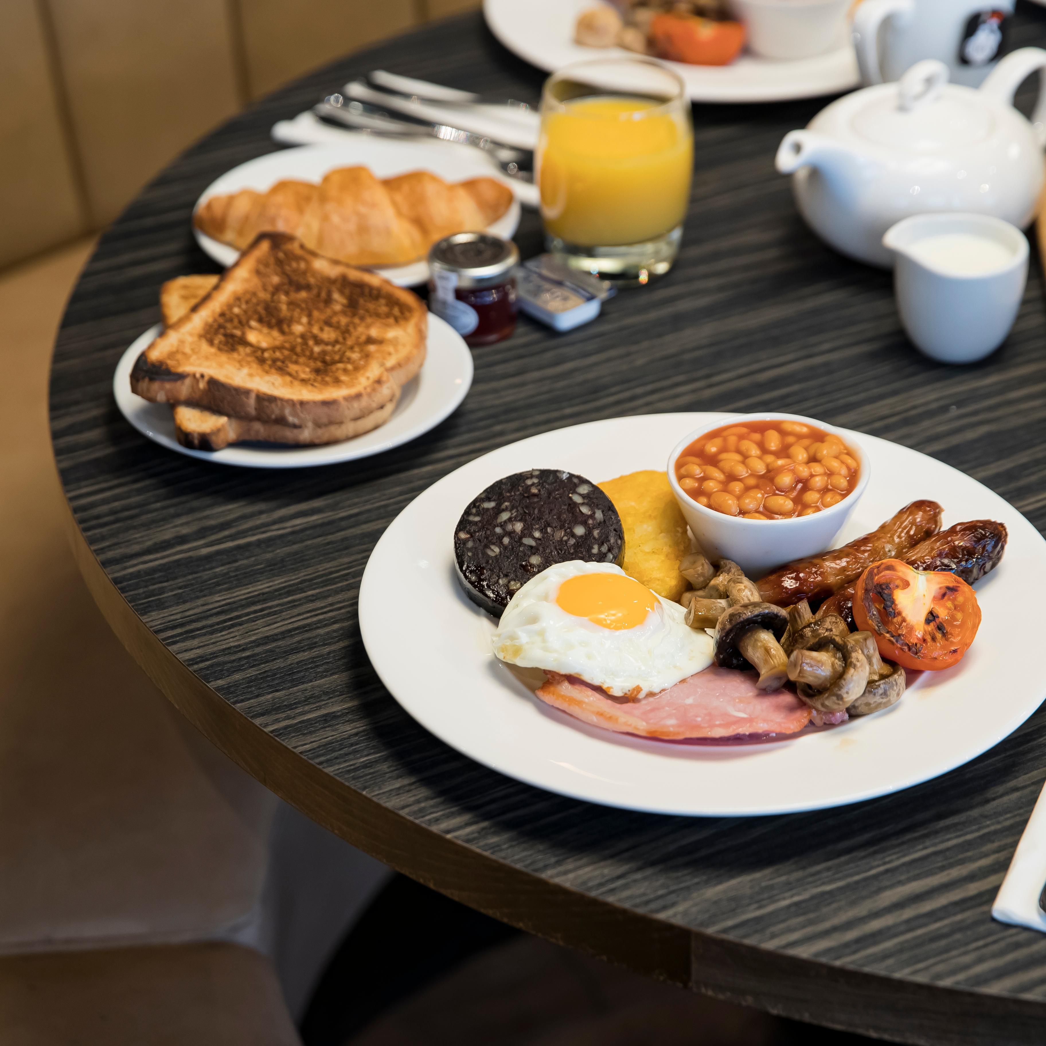 Full English and Continental Served In Stables Restaurant